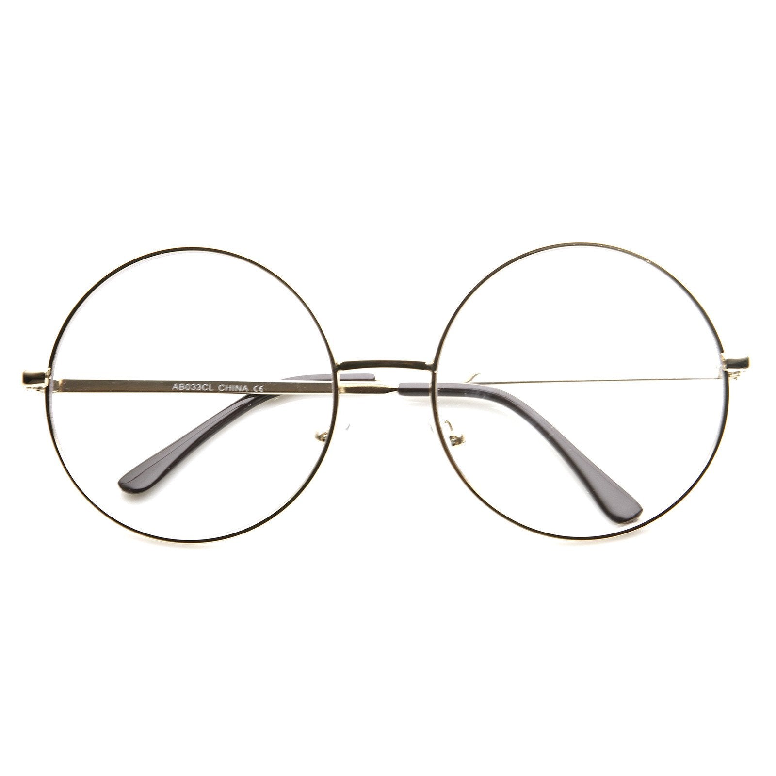 round gold wire glasses