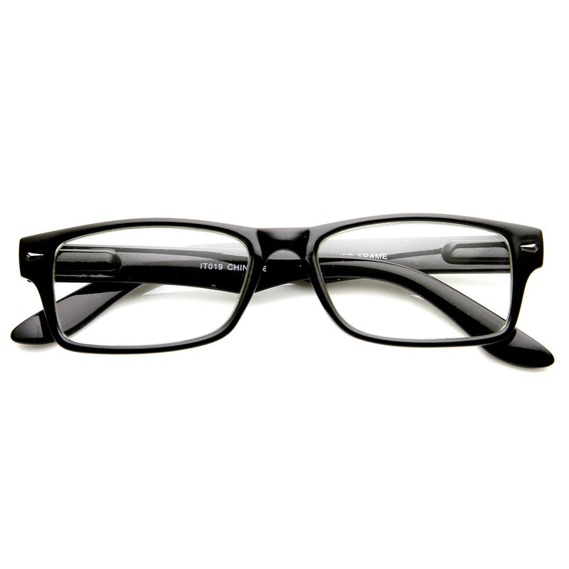 New Optical Rx Quality Frame Clear Lens Glasses Zerouv 