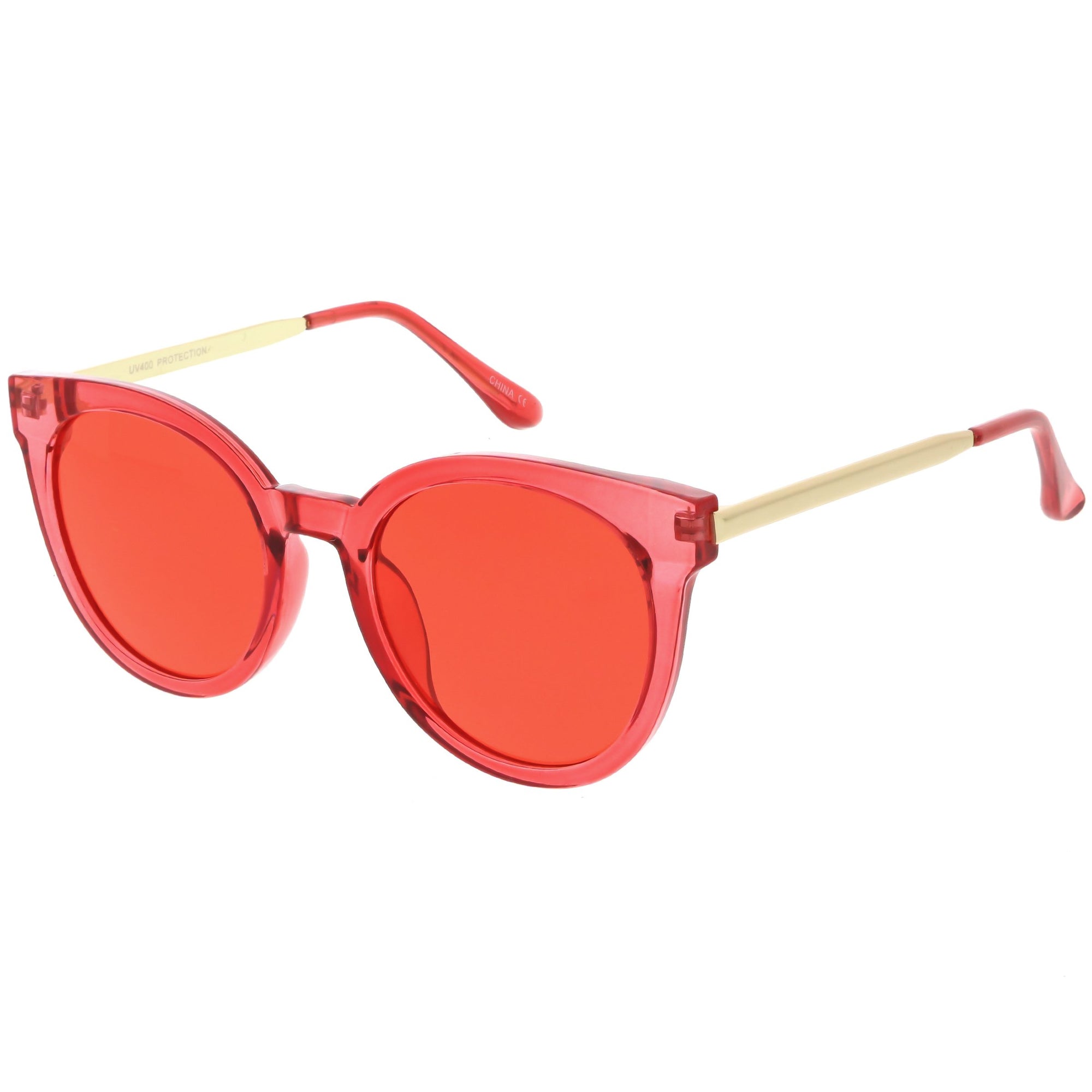 Retro 1950s Festival Colorful Pantone Translucent Sunglasses Zerouv 