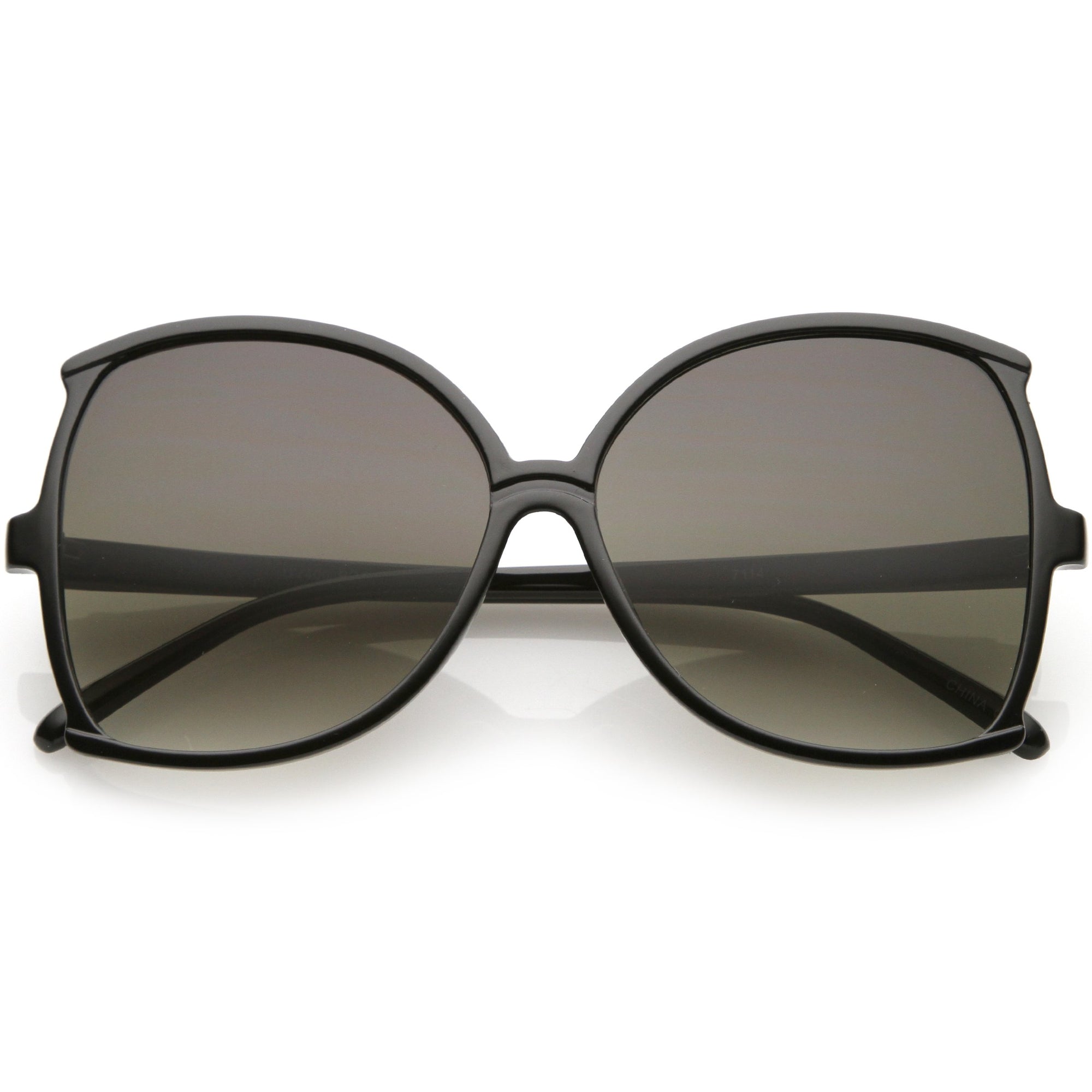 Oversize 1950's Retro Fashion Women's Square Sunglasses - zeroUV