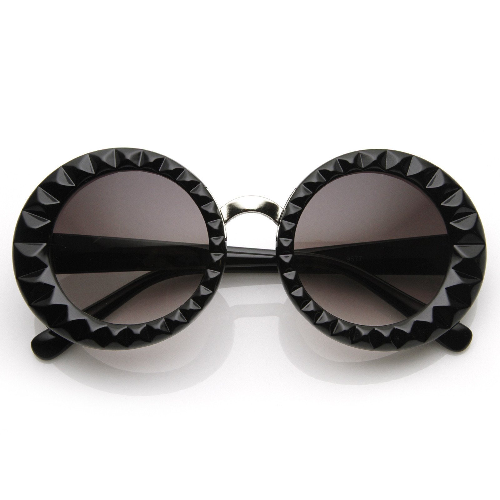 Designer Fashion Round Circle Womens Sunglasses - zeroUV