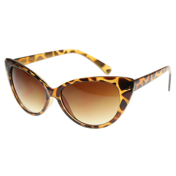 Trendy Retro Cat Eye Chic 1950's Fashion Sunglasses - zeroUV