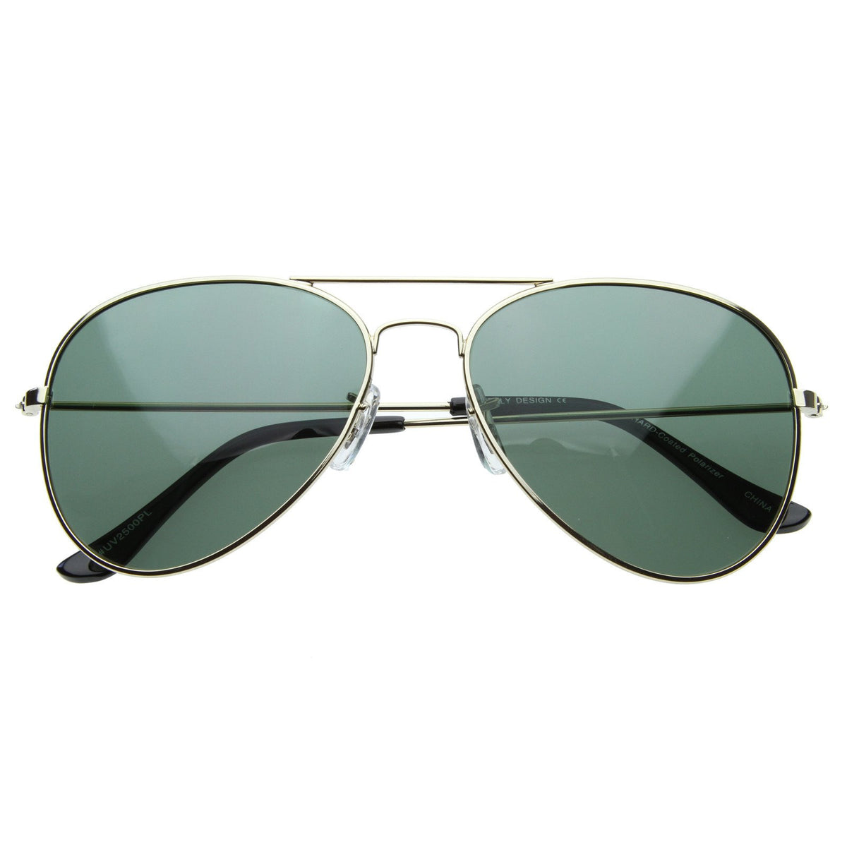 Premium Classic Polarized Lens Metal Aviator Sunglasses 6010 - zeroUV