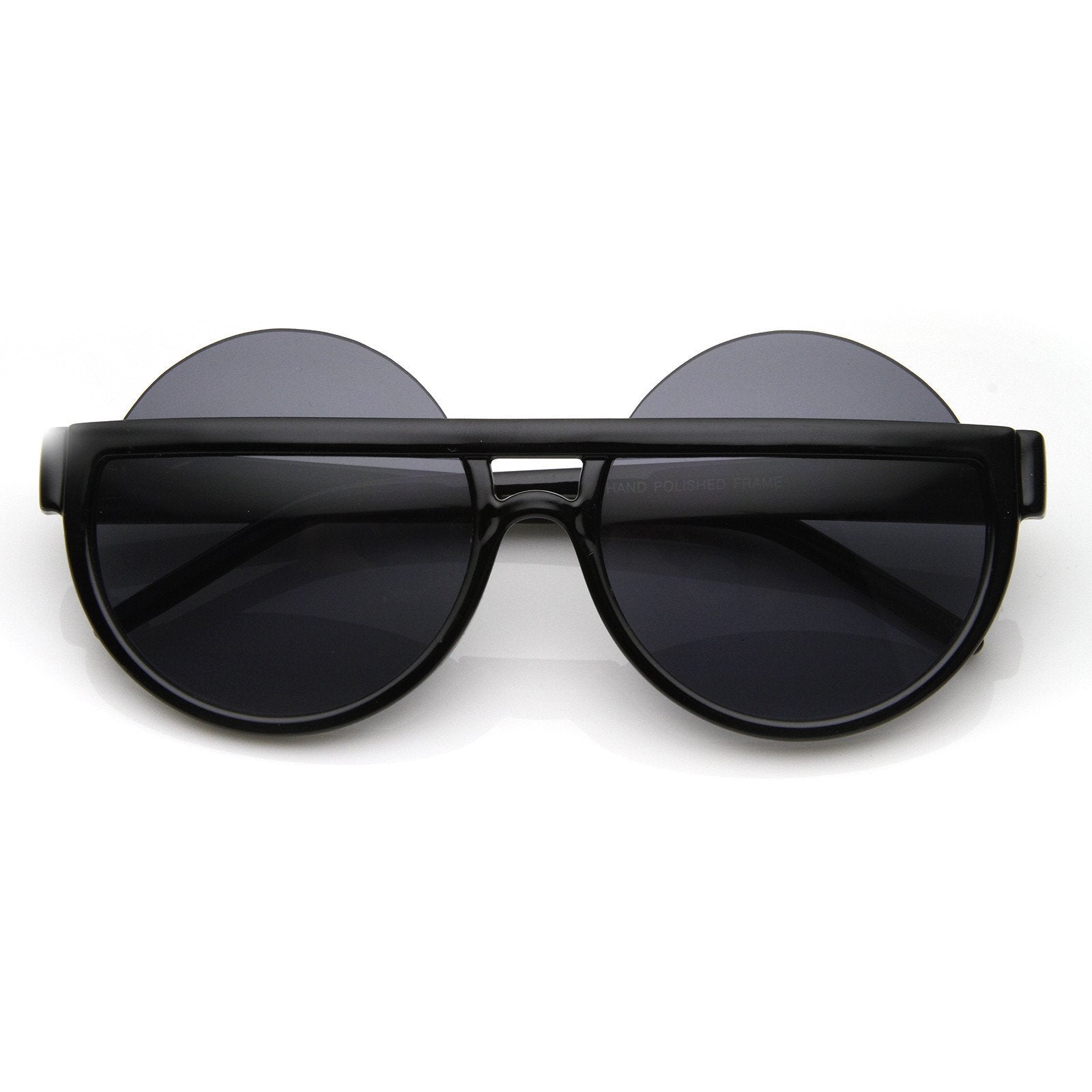 designer round frame sunglasses