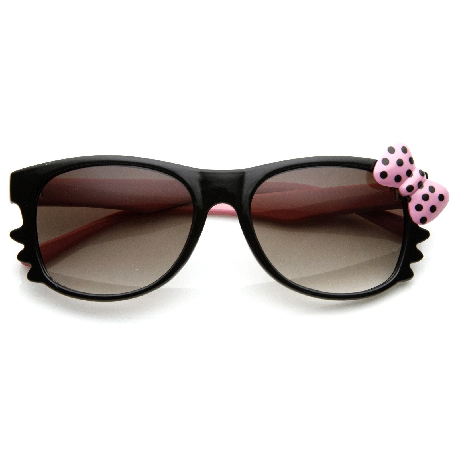 Cute Hello Kitty Colorful Polka Dot Bow Sunglasses 8799 Zerouv
