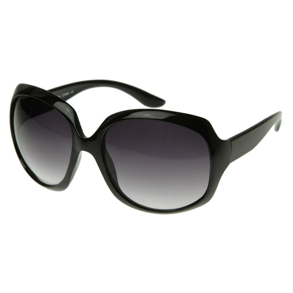 Designer Oversize Womens Glossy Fashion Sunglasses - zeroUV
