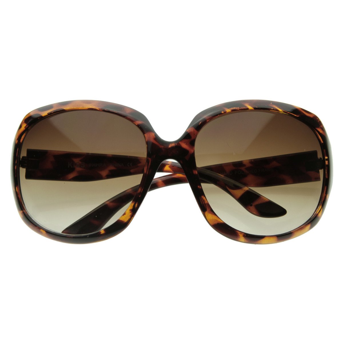 Designer Oversize Womens Glossy Fashion Sunglasses Zerouv