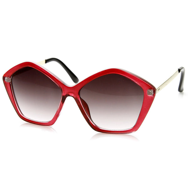 Retro Women's Sunglasses Fashion Geometric Shape Frame 8909 - zeroUV
