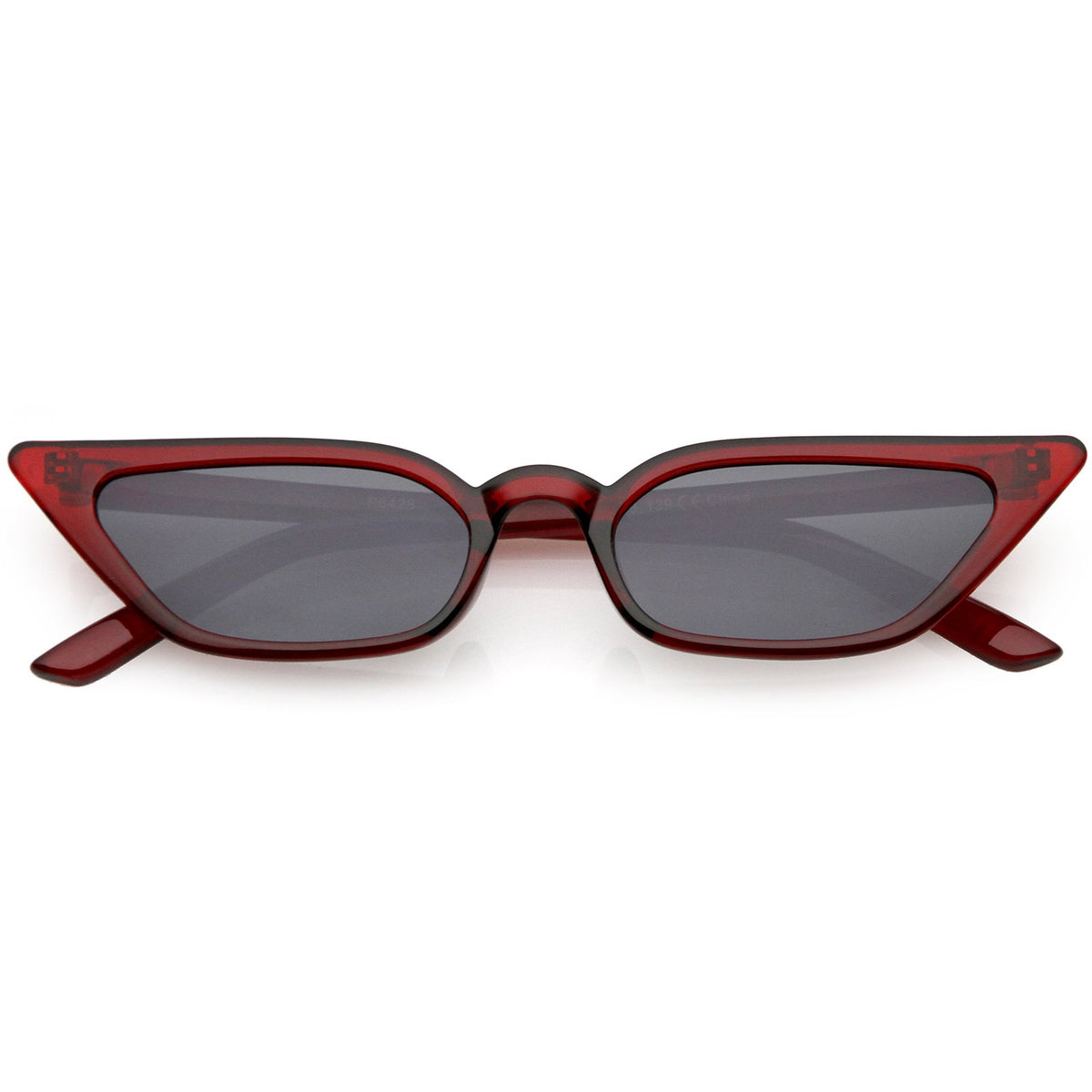 Womens 90s Thin Retro Pointed Cat Eye Sunglasses Zerouv 