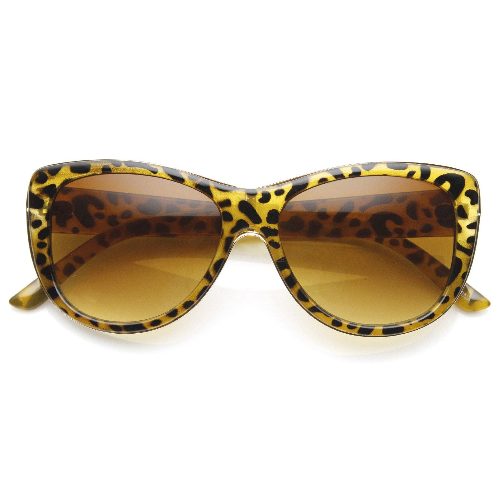Designer Oversize Women's Cat Eye Fashion Sunglasses - zeroUV
