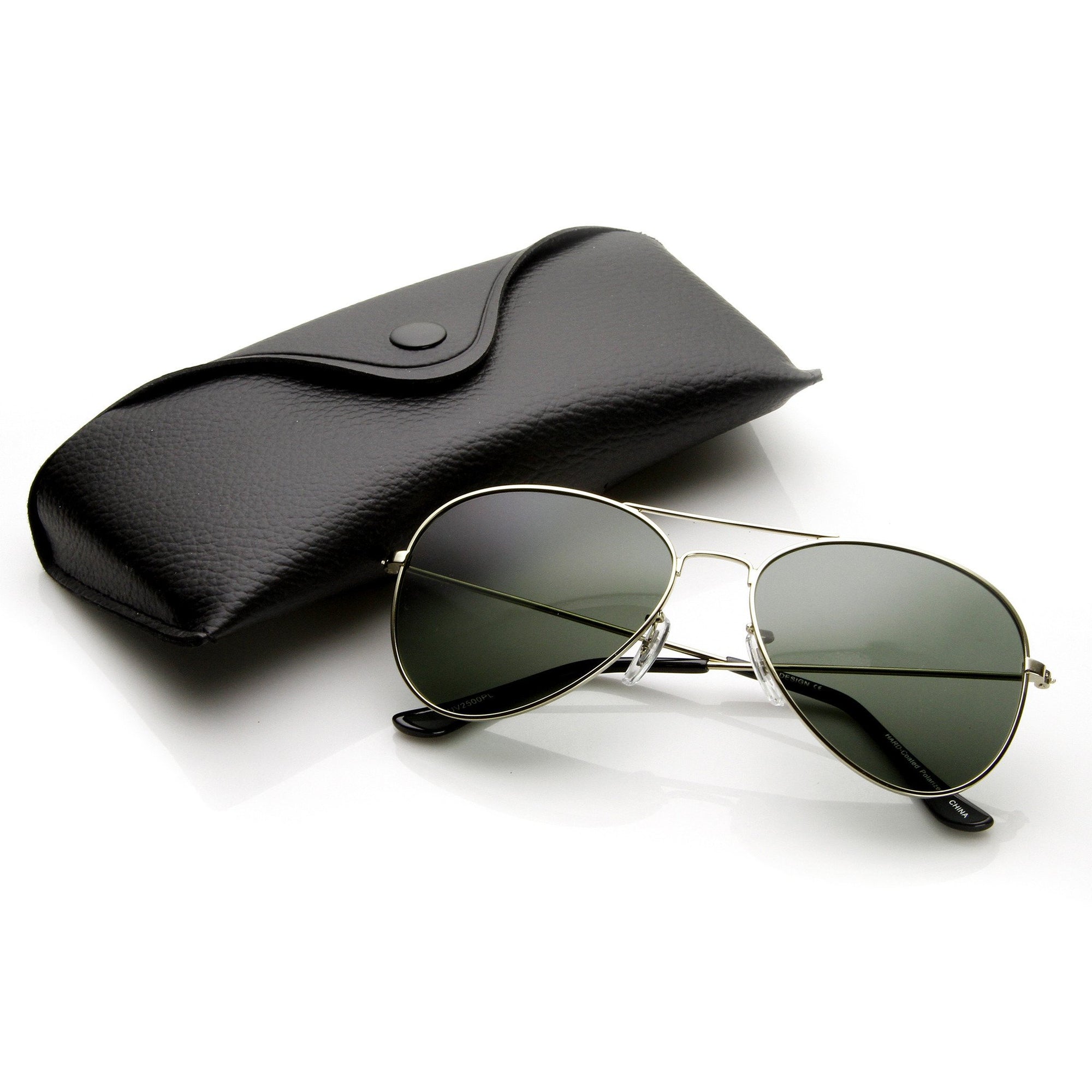 Limited Edition Classic Metal Tear Drop Aviator Polarized Sunglasses Zerouv 