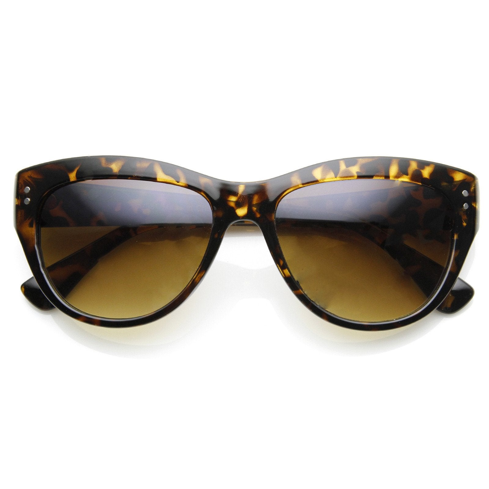 Womens Retro Riveted Cat Eye Sunglasses 8996 Zerouv 