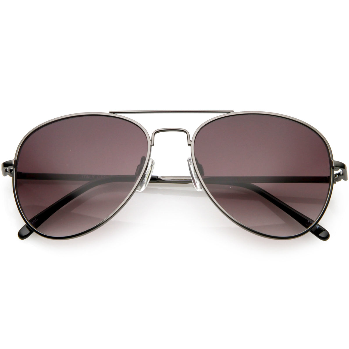 Medium Classic Retro Metal Frame Aviator Sunglasses Zerouv