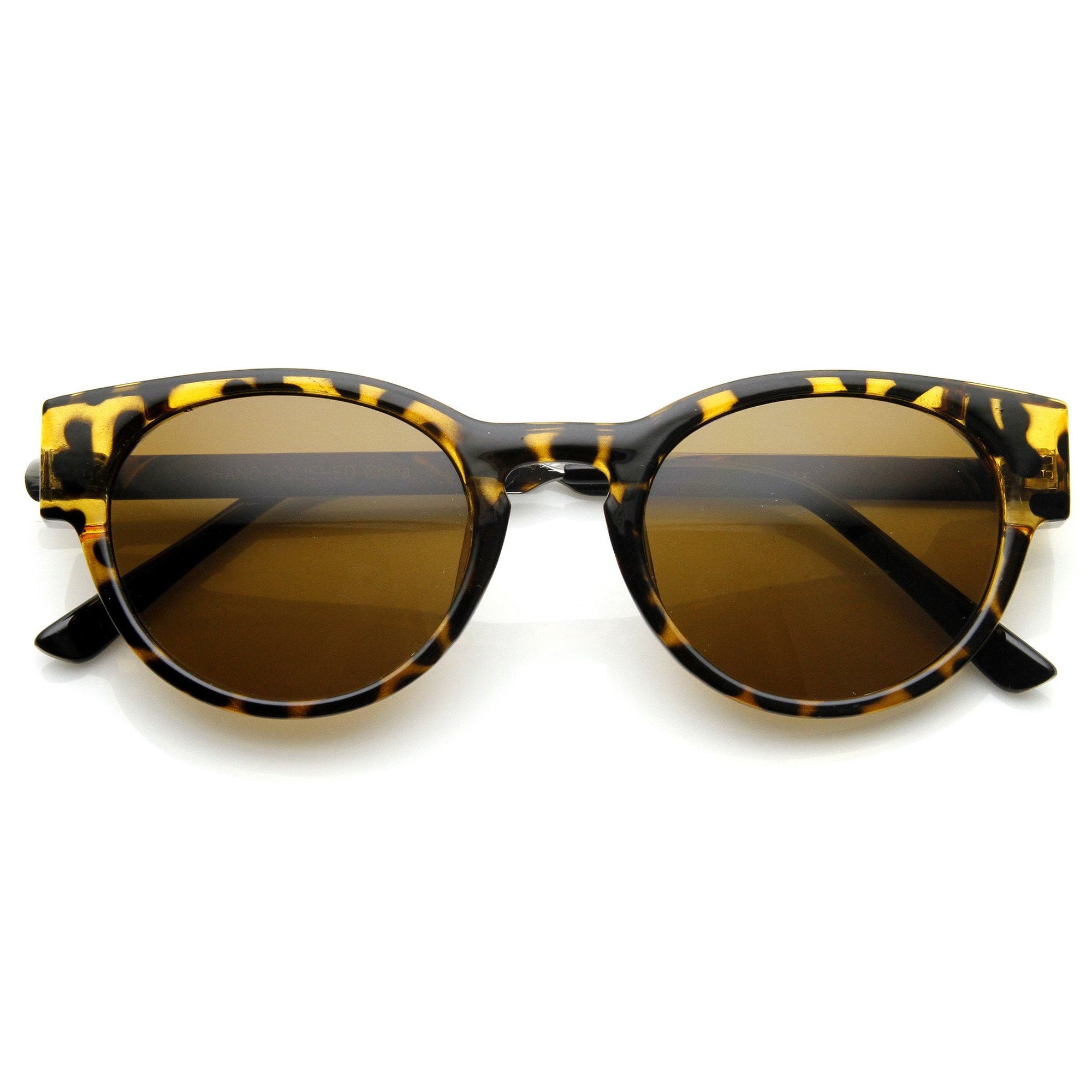 Designer Metal Arm Cat Eye Fashion Womens Sunglasses Zerouv