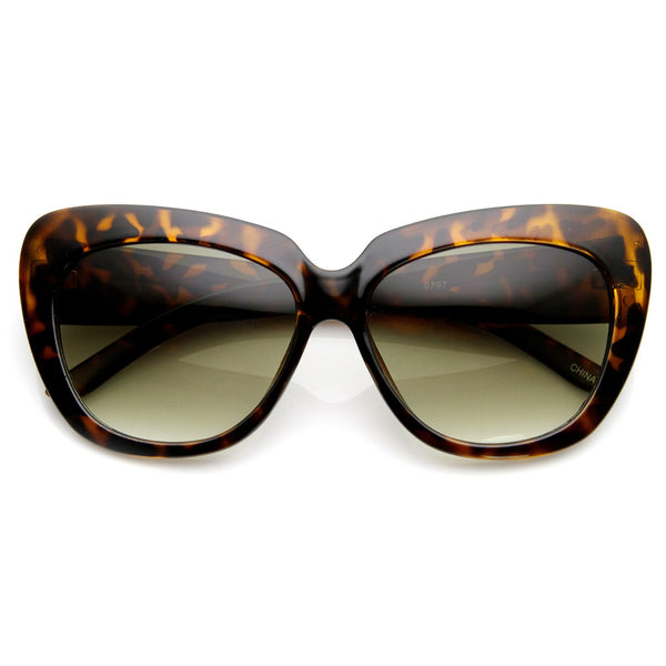 Oversize Womens Designer Cateye Fashion Sunglasses Zerouv