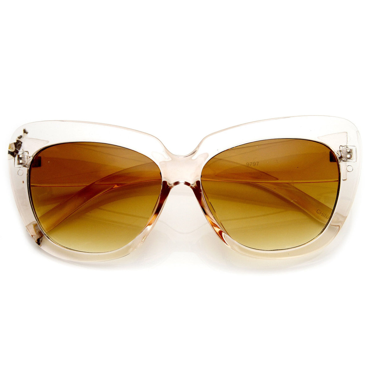 Oversize Womens Designer Cateye Fashion Sunglasses Zerouv