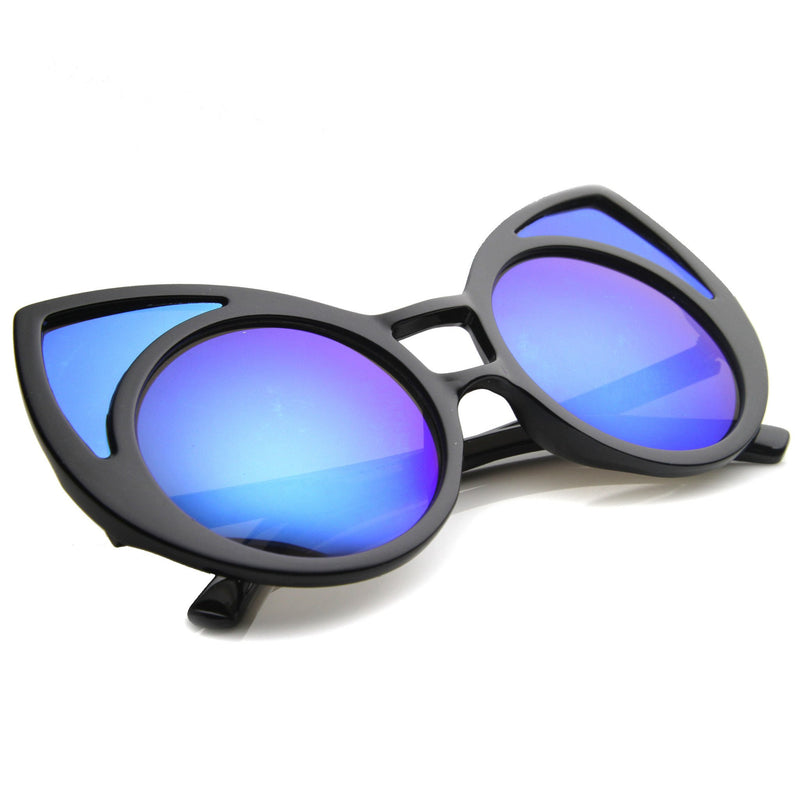 Oversize Window Cat Eye Revo Lens Sunglasses Zerouv 