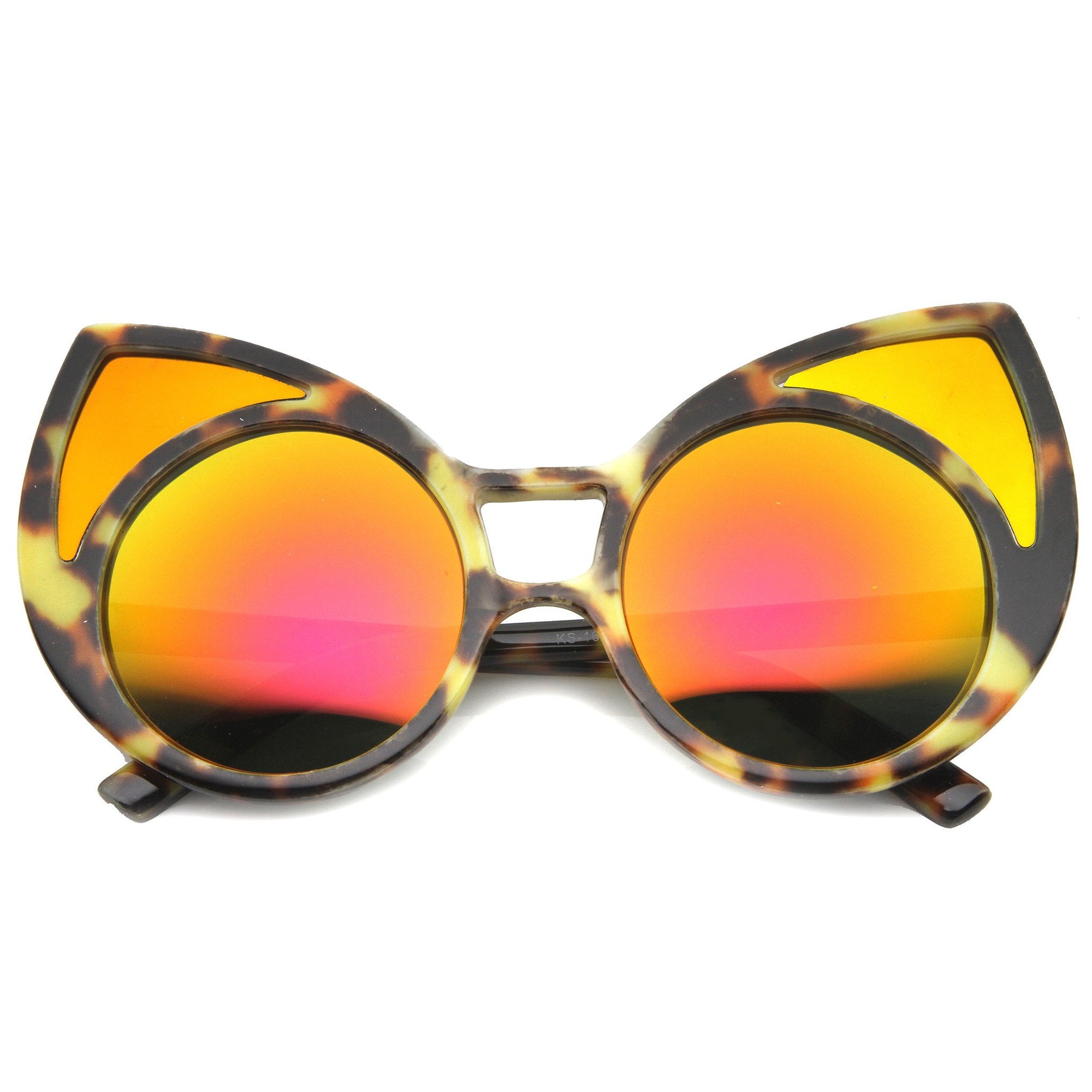 Oversize Window Cat Eye Revo Lens Sunglasses Zerouv 