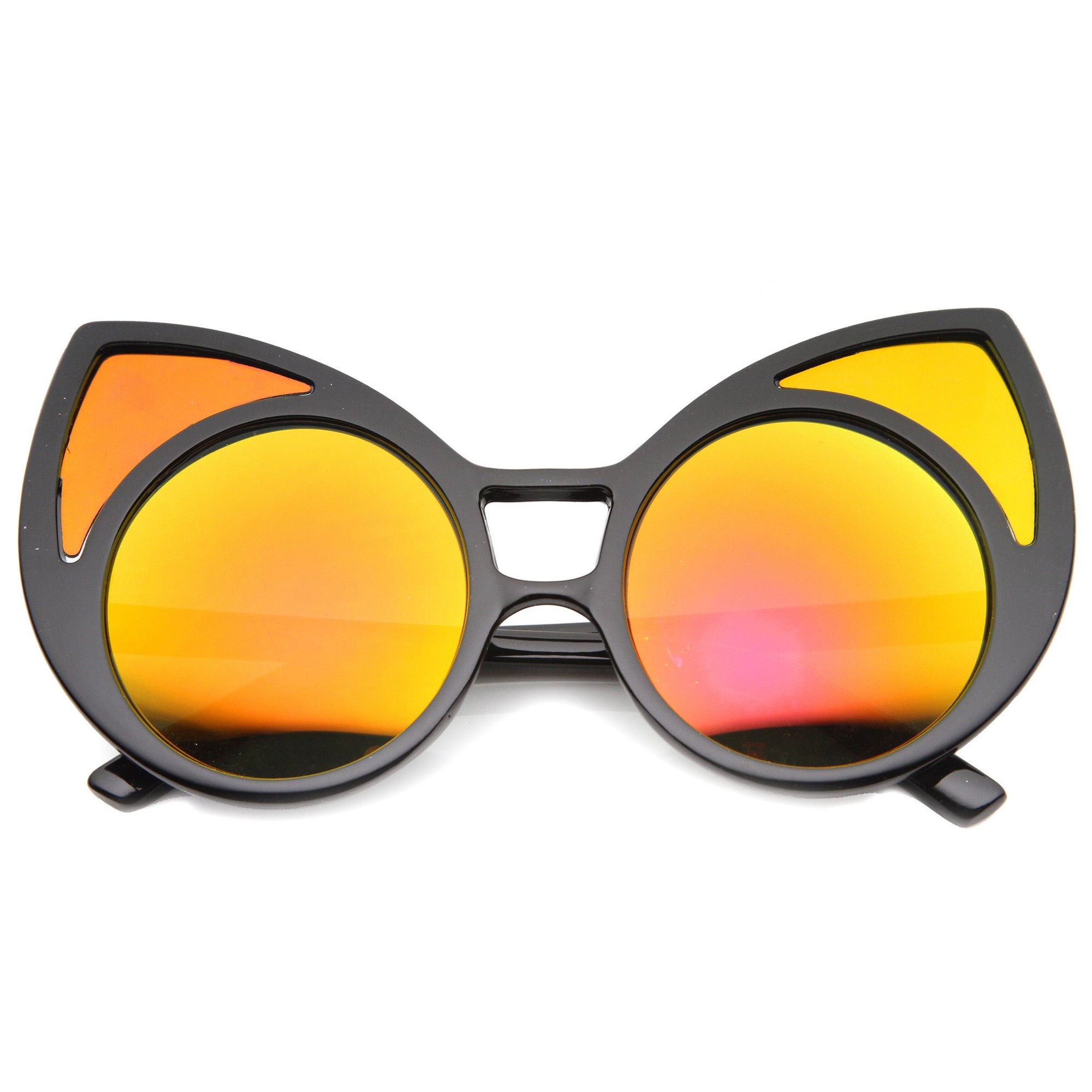 Oversize Window Cat Eye Revo Lens Sunglasses Zerouv 