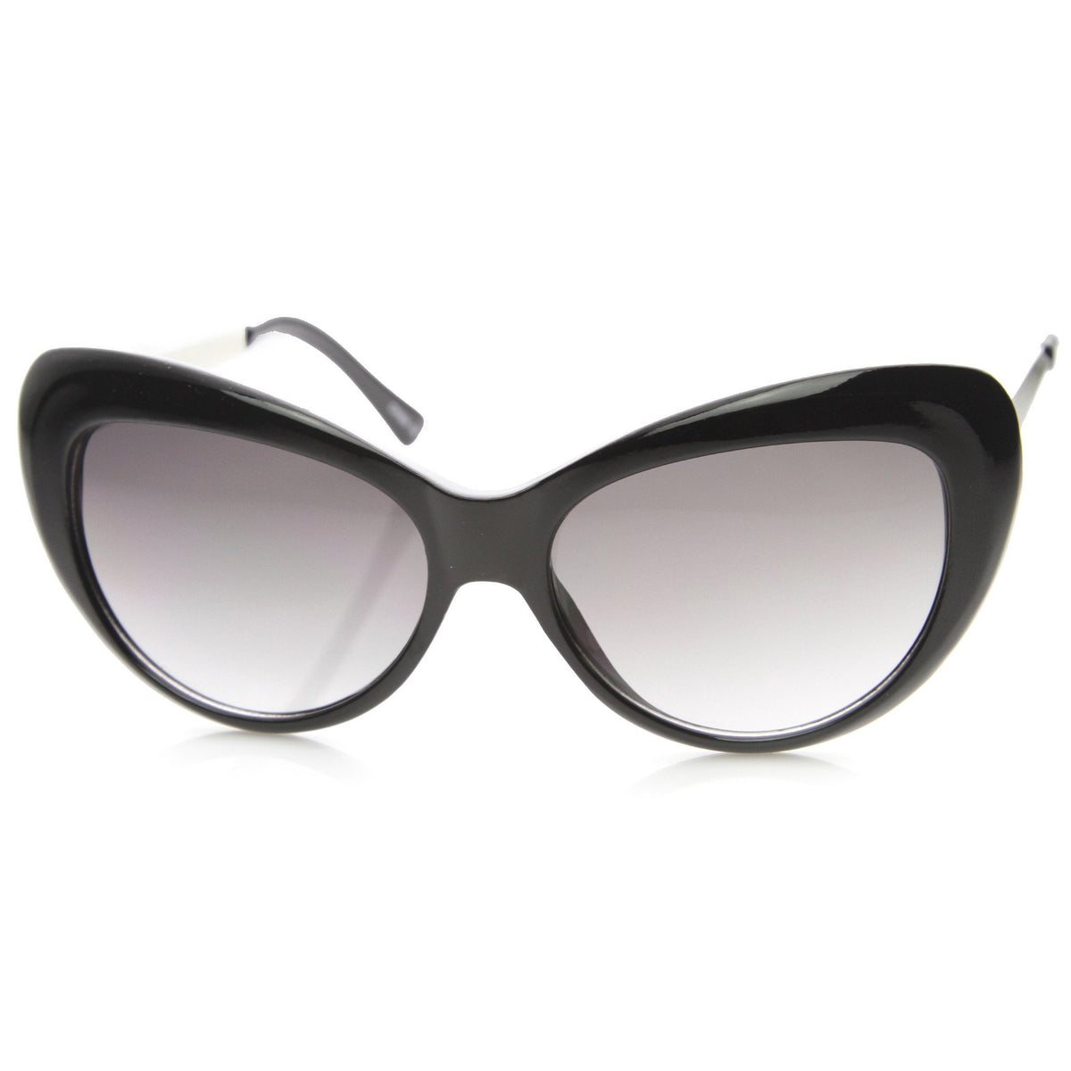 Womens Retro Round Cat Eye Sunglasses Zerouv 