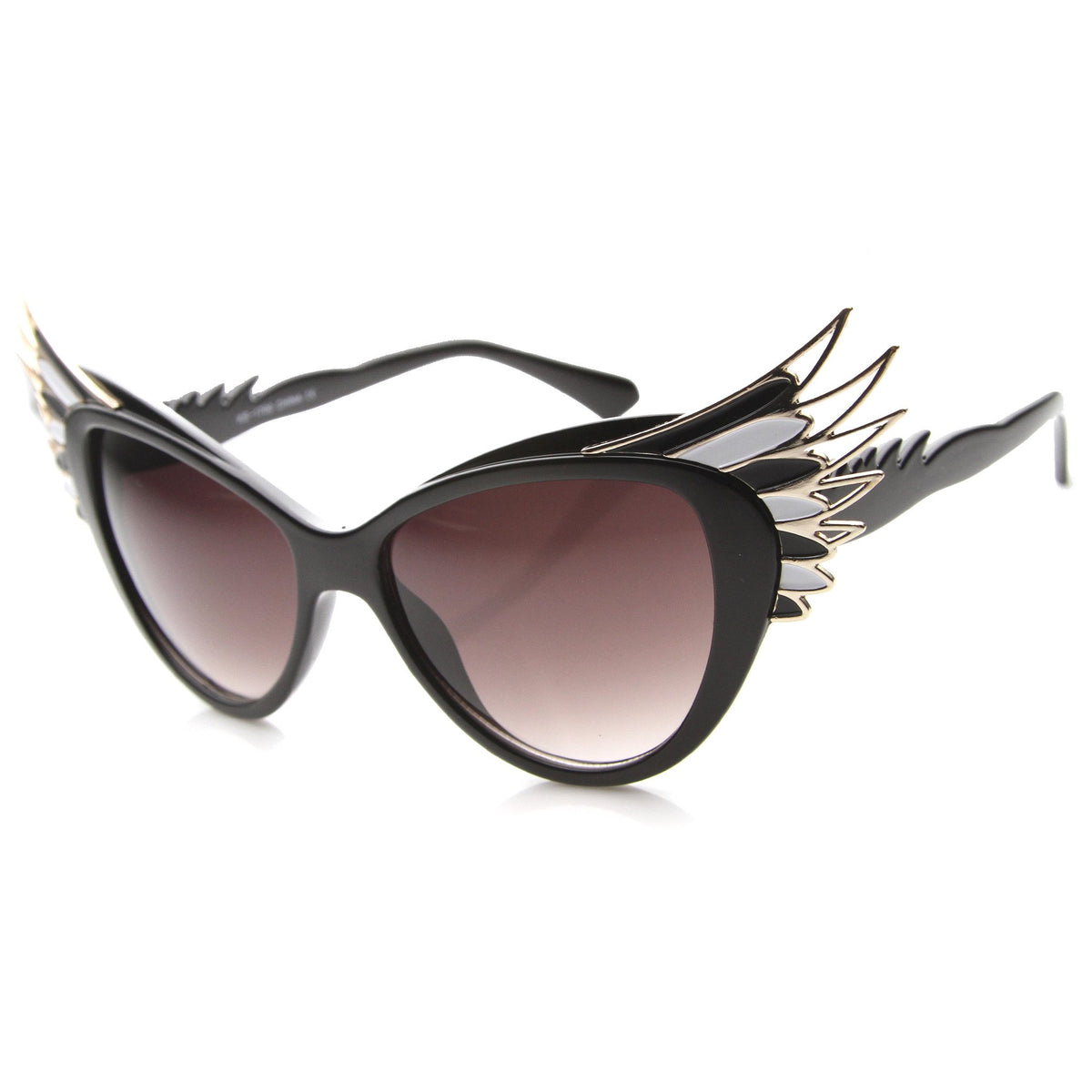 polarized oversized cat eye sunglasses