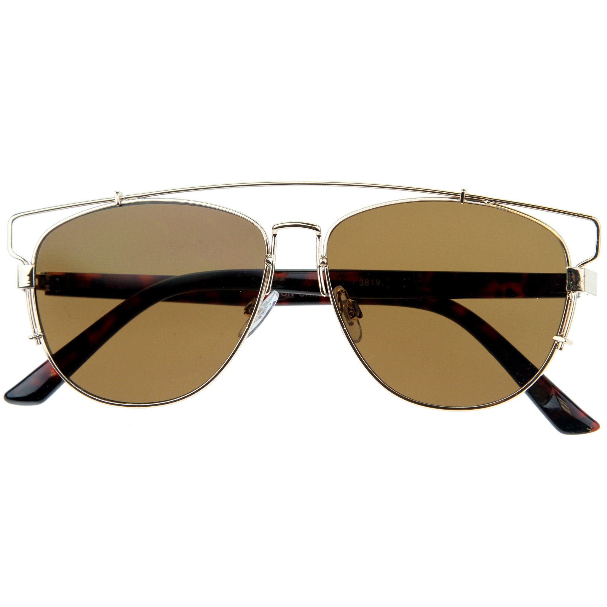 Flat Top Retro Sunglasses Zerouv® Eyewear 