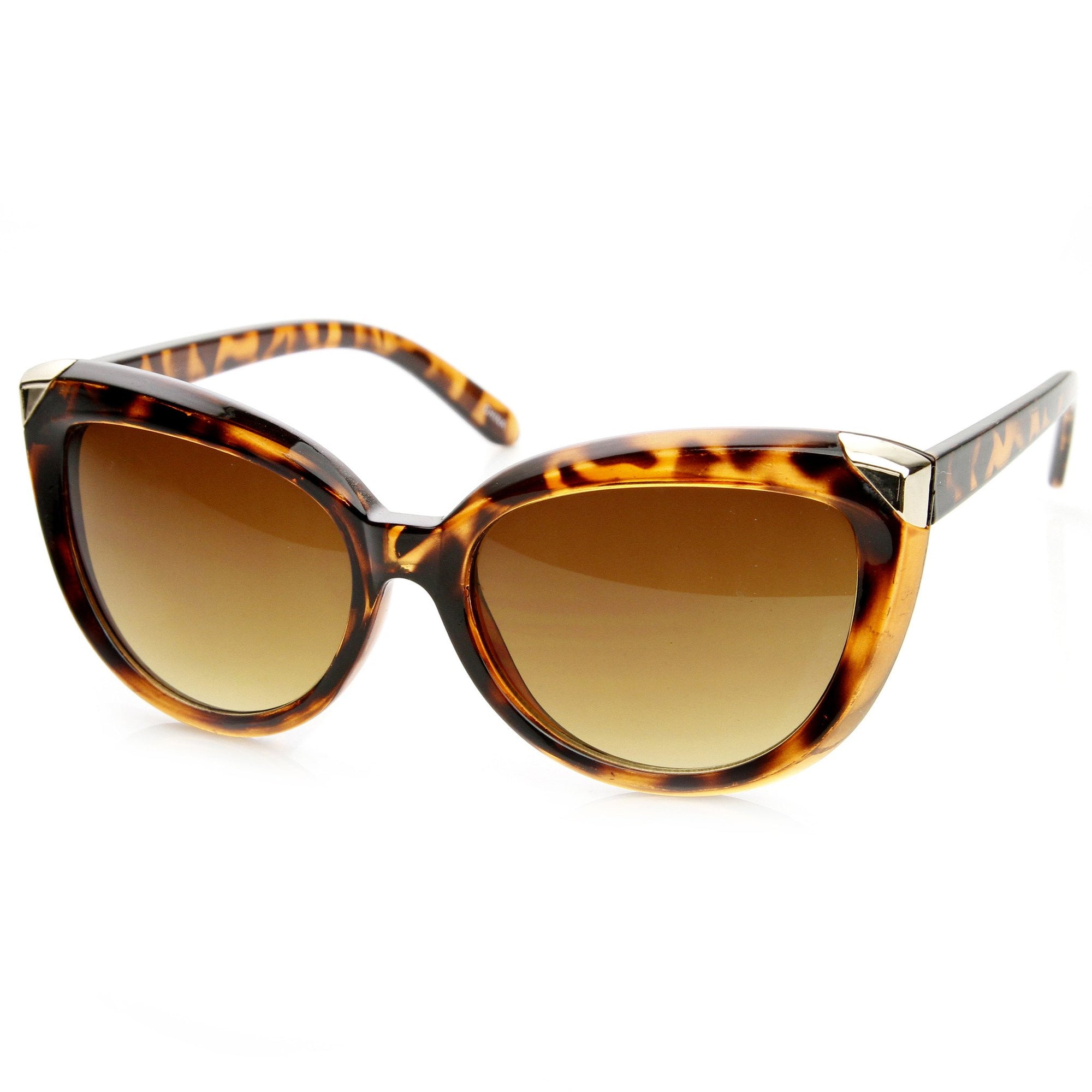 Mod Retro Oversize Bold Cat Eye Womens Fashion Sunglasses 9224 Zerouv 