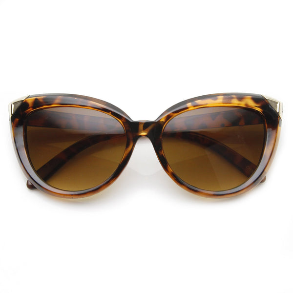 Mod Retro Oversize Bold Cat Eye Womens Fashion Sunglasses 9224 - zeroUV