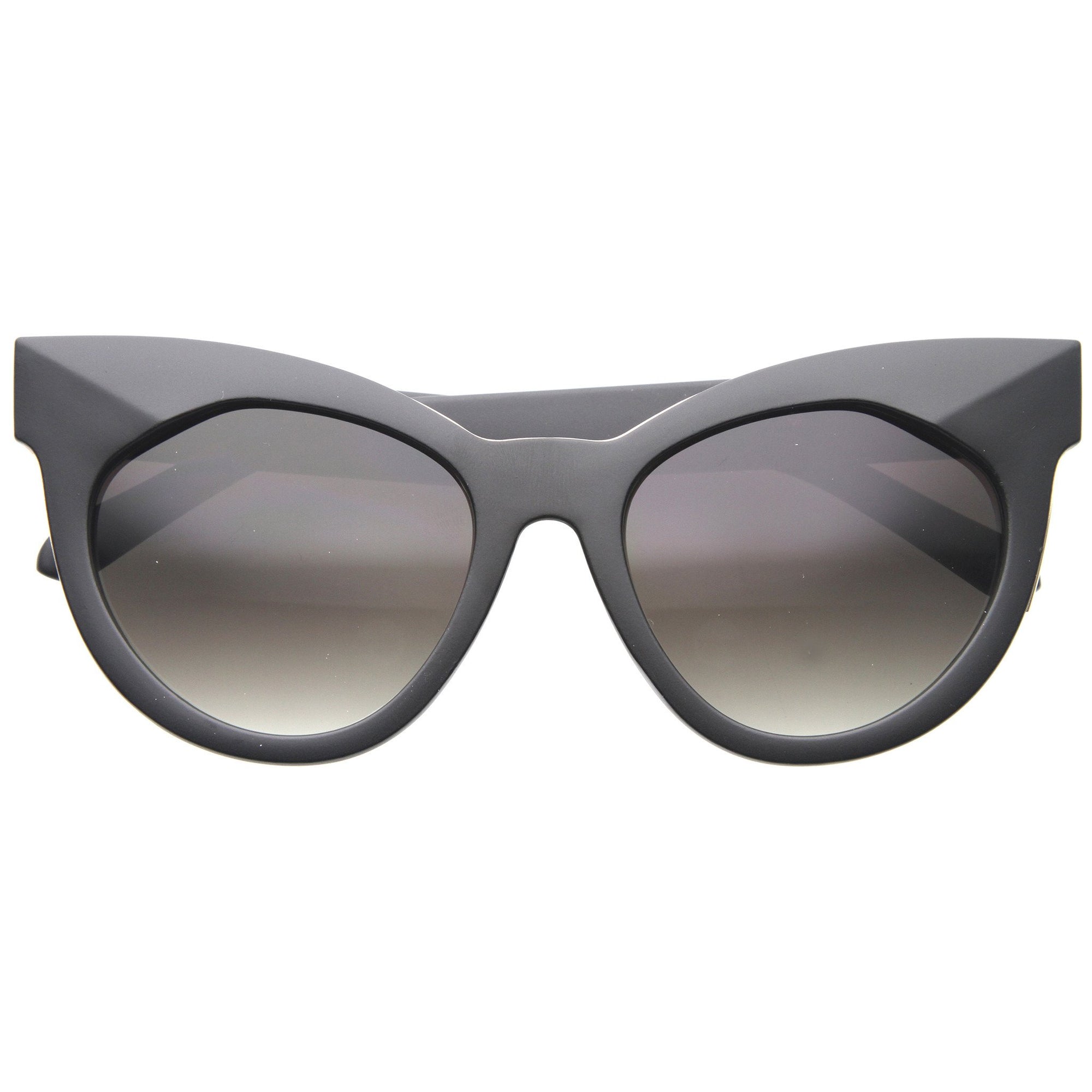 Women's Oversize Flat Front Cat Eye Sunglasses - zeroUV