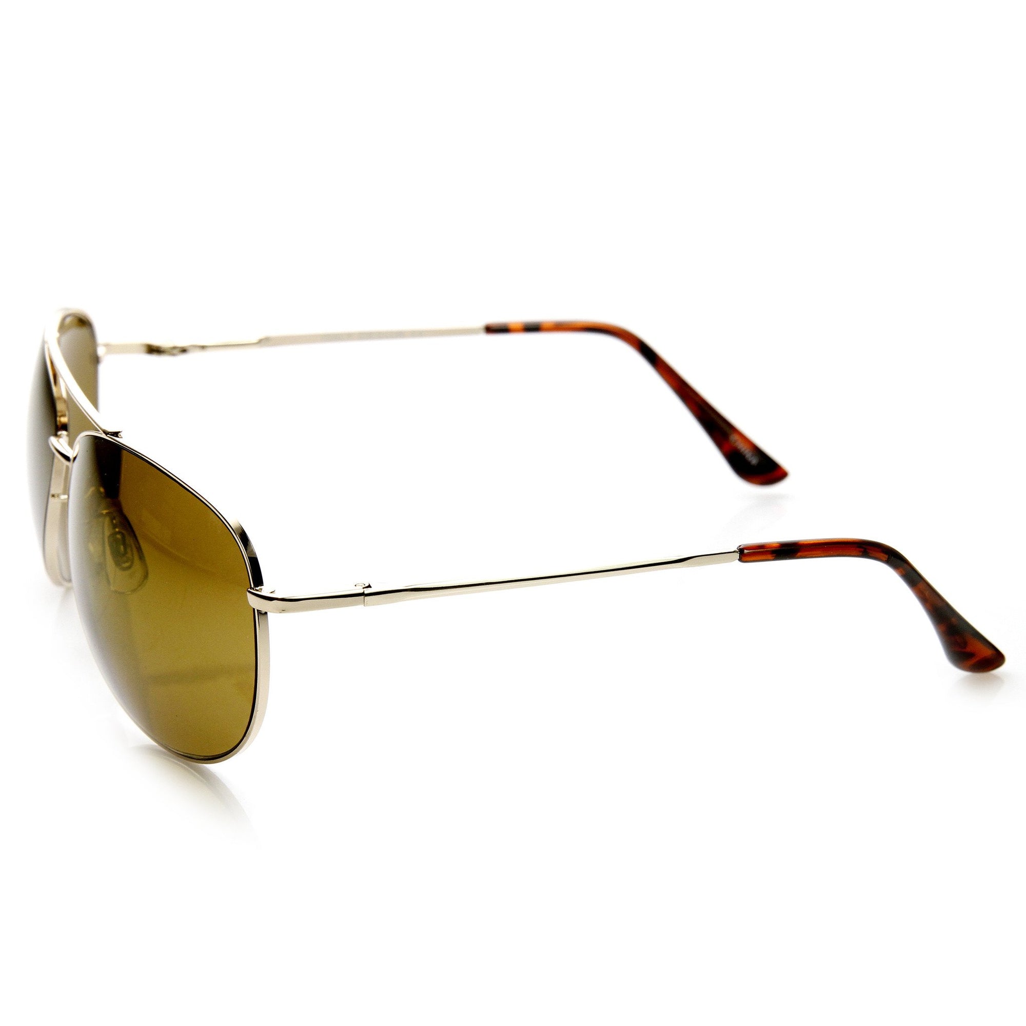 Premium Full Metal Flash Mirror Lens Aviator Sunglasses 1492 Zerouv 
