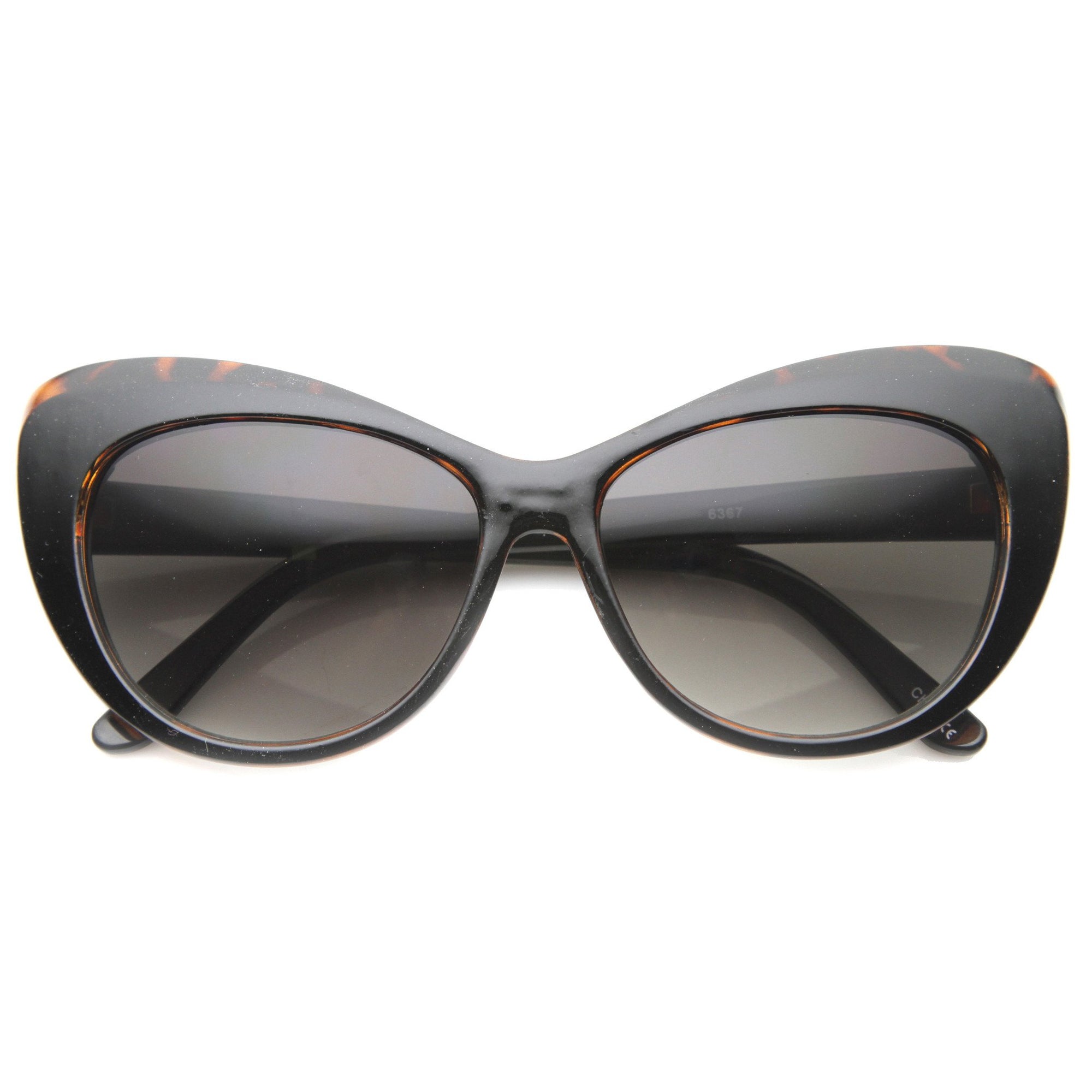 Women's 1950's Retro Oversize Cat Eye Sunglasses - zeroUV
