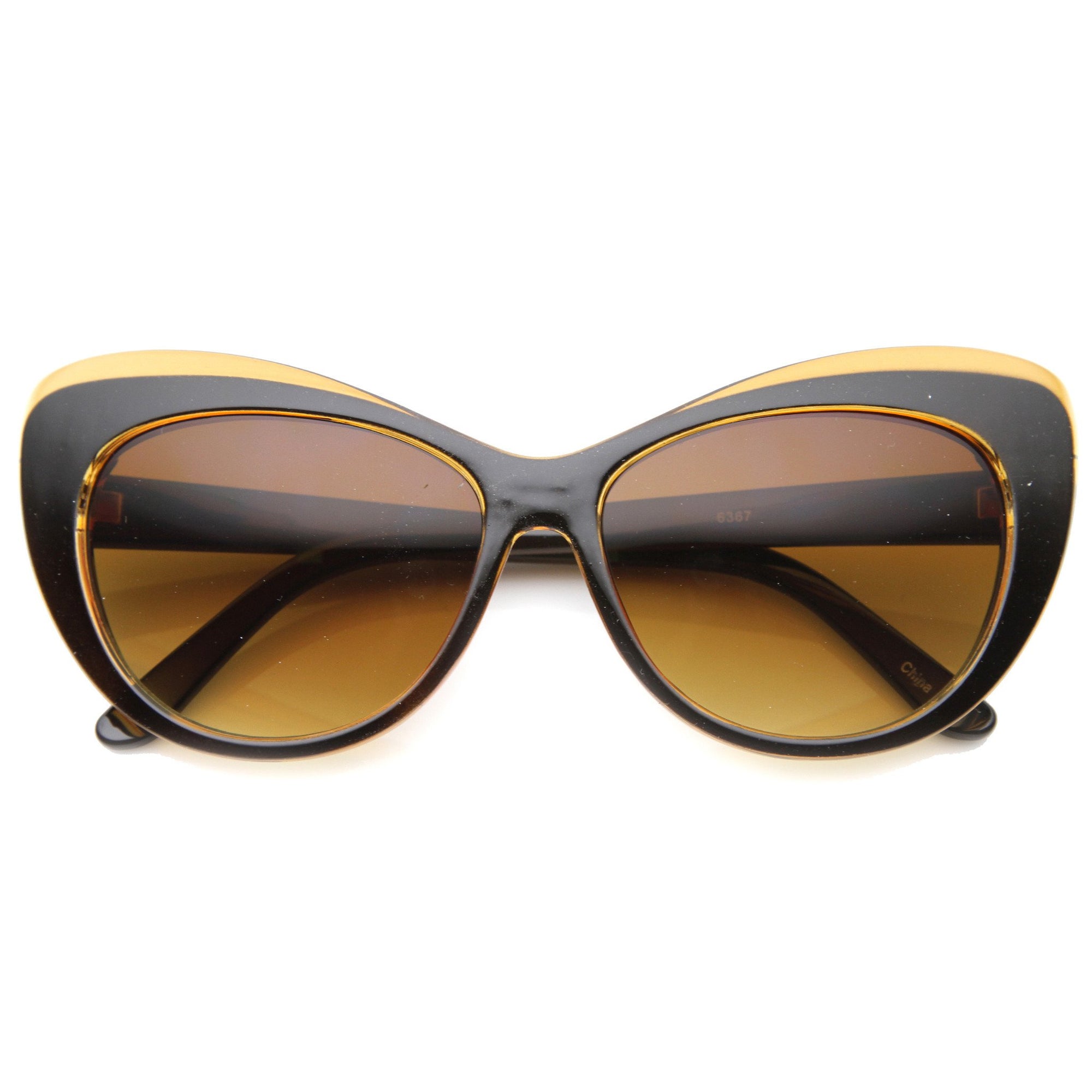 Women's 1950's Retro Oversize Cat Eye Sunglasses - zeroUV