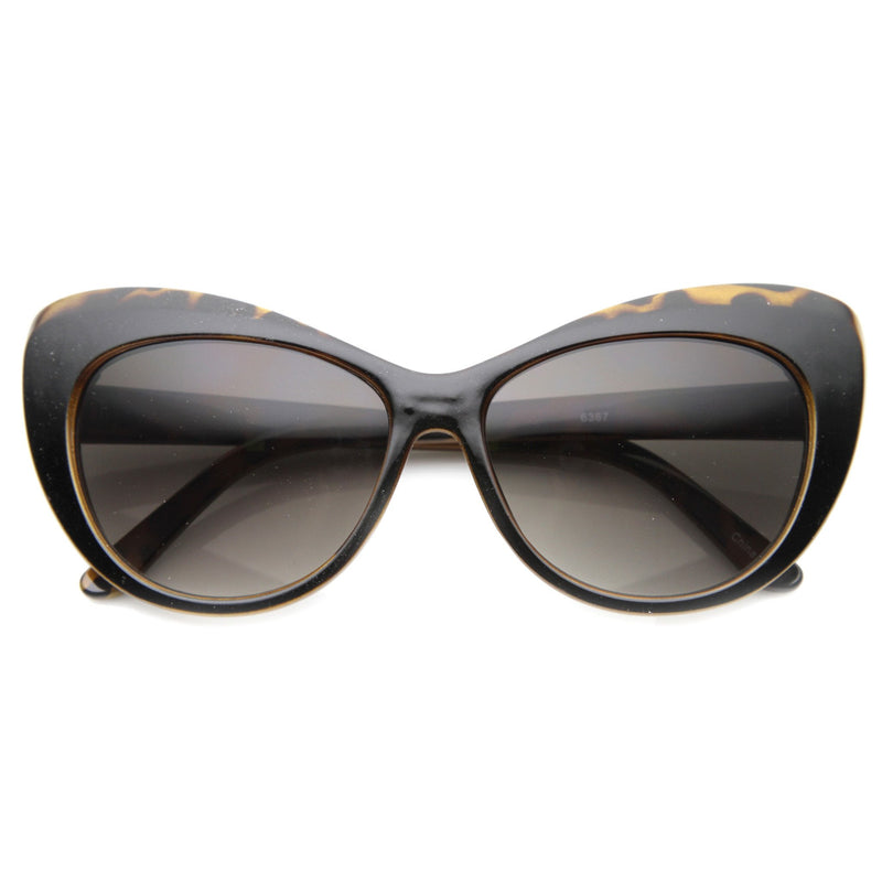 Women's 1950's Retro Oversize Cat Eye Sunglasses - zeroUV