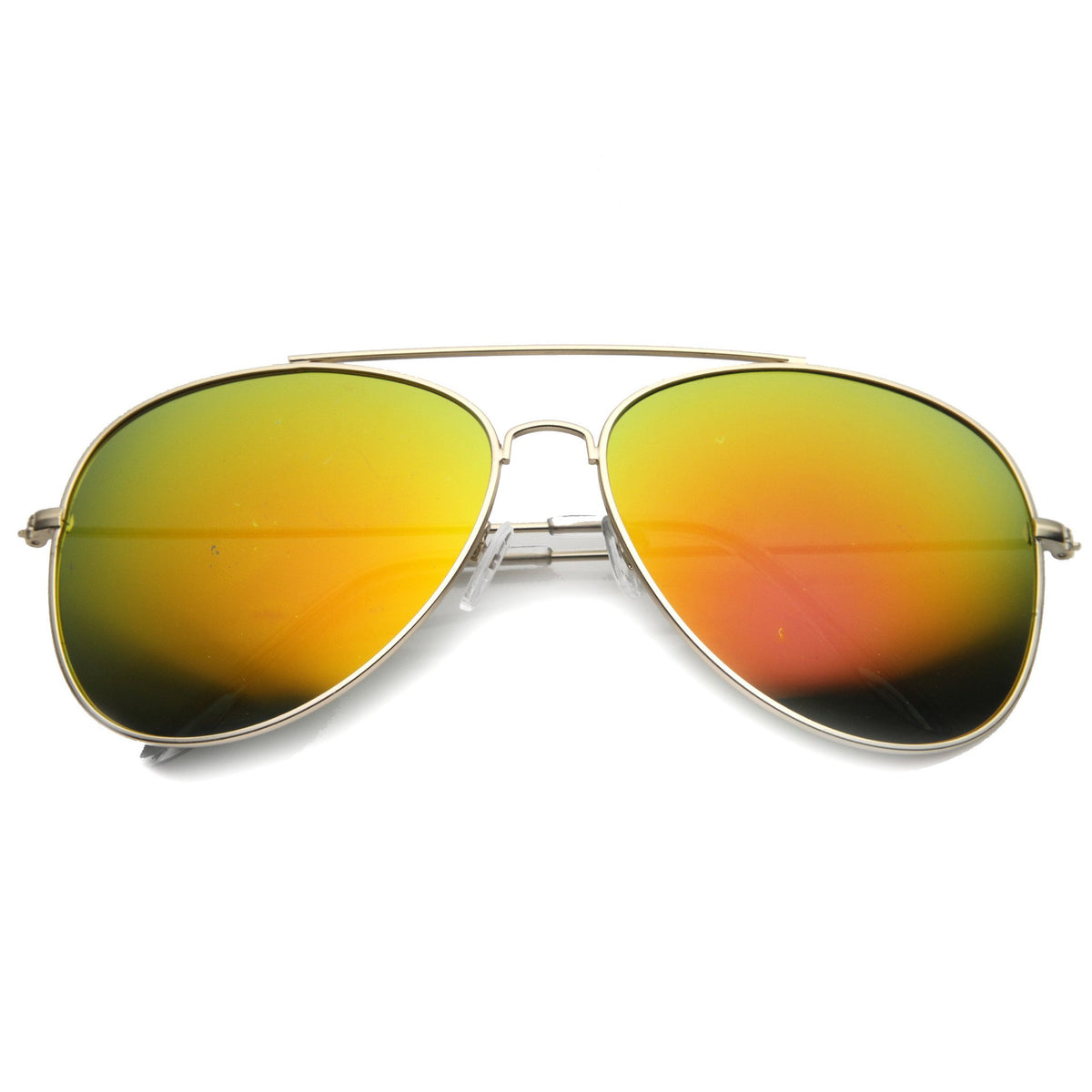 Large Retro Revo Lens Full Metal Aviator Sunglasses Zerouv 