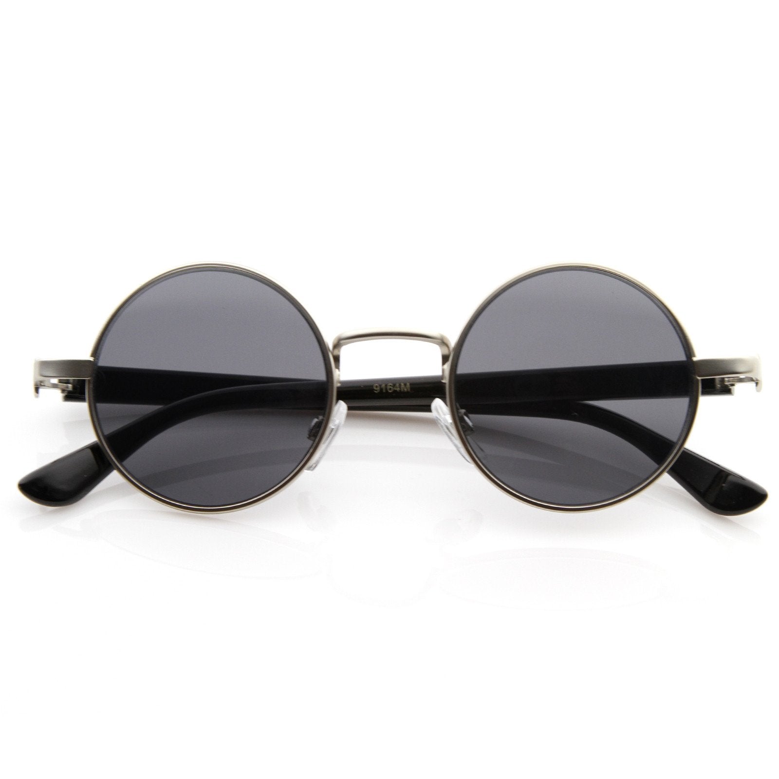 Vintage Steampunk Fashion Small Round Sunglasses - zeroUV