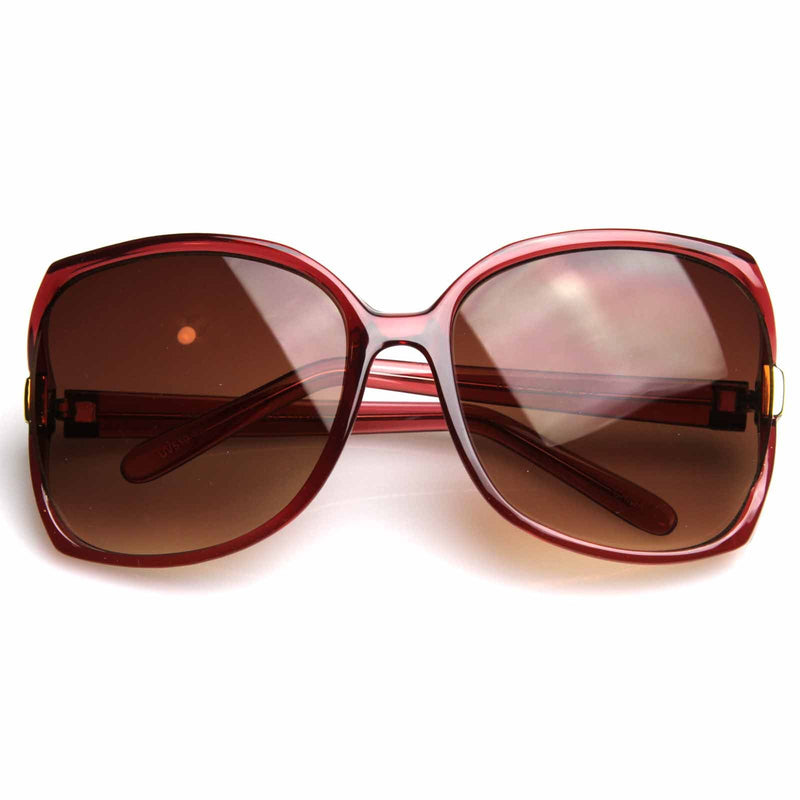 Womens Fashion Oversize Designer Square Sunglasses Zerouv