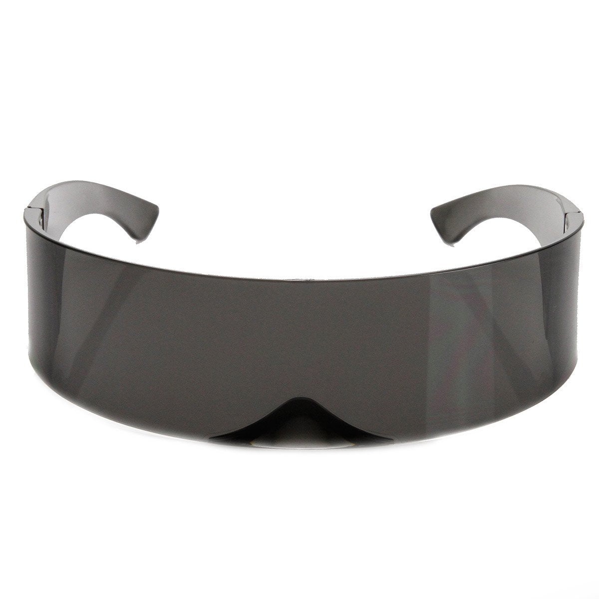 Futuristic Retro Mirror Wrap Around Shield Sunglasses Zerouv 