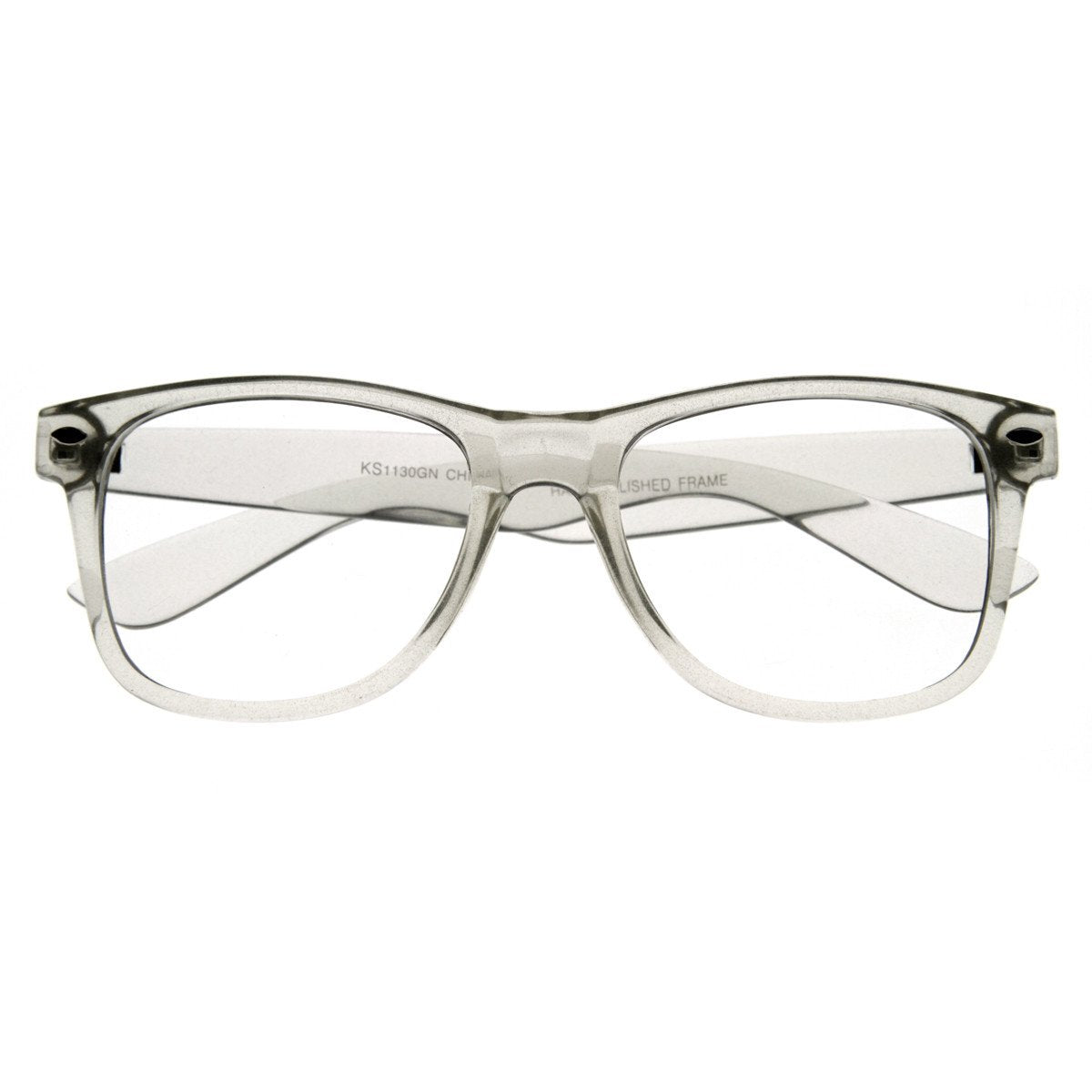 transparent wayfarer glasses