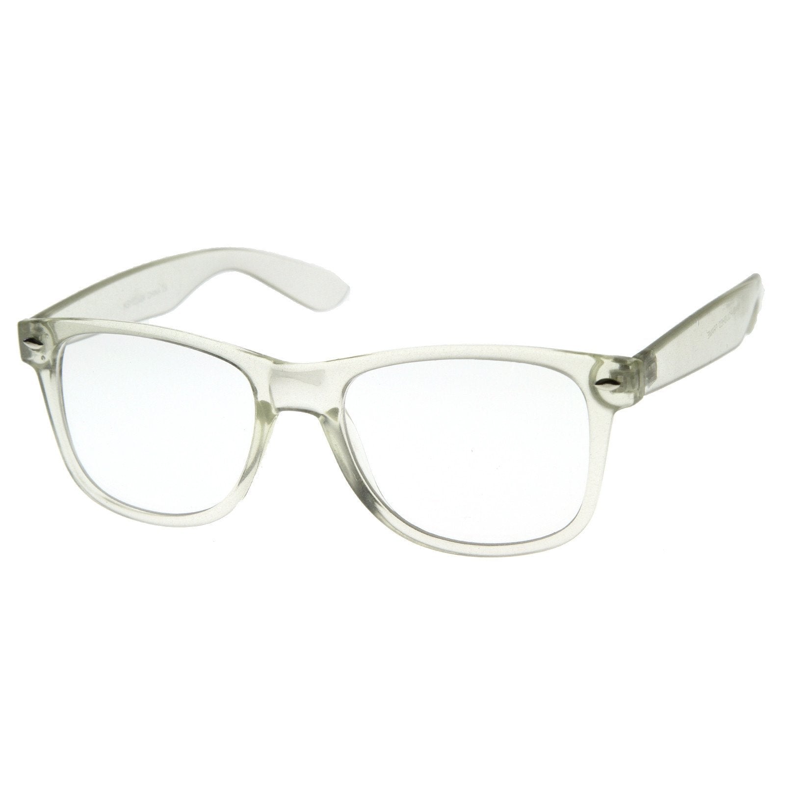 clear wayfarer prescription glasses