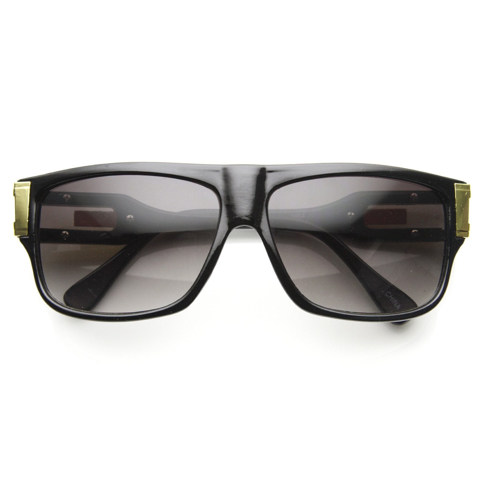 European Mens Designer Flat Top Dapper Sunglasses 8450