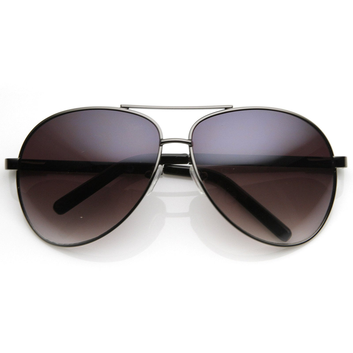 Designer Inspired Large Metal Aviator Sunglasses Zerouv 