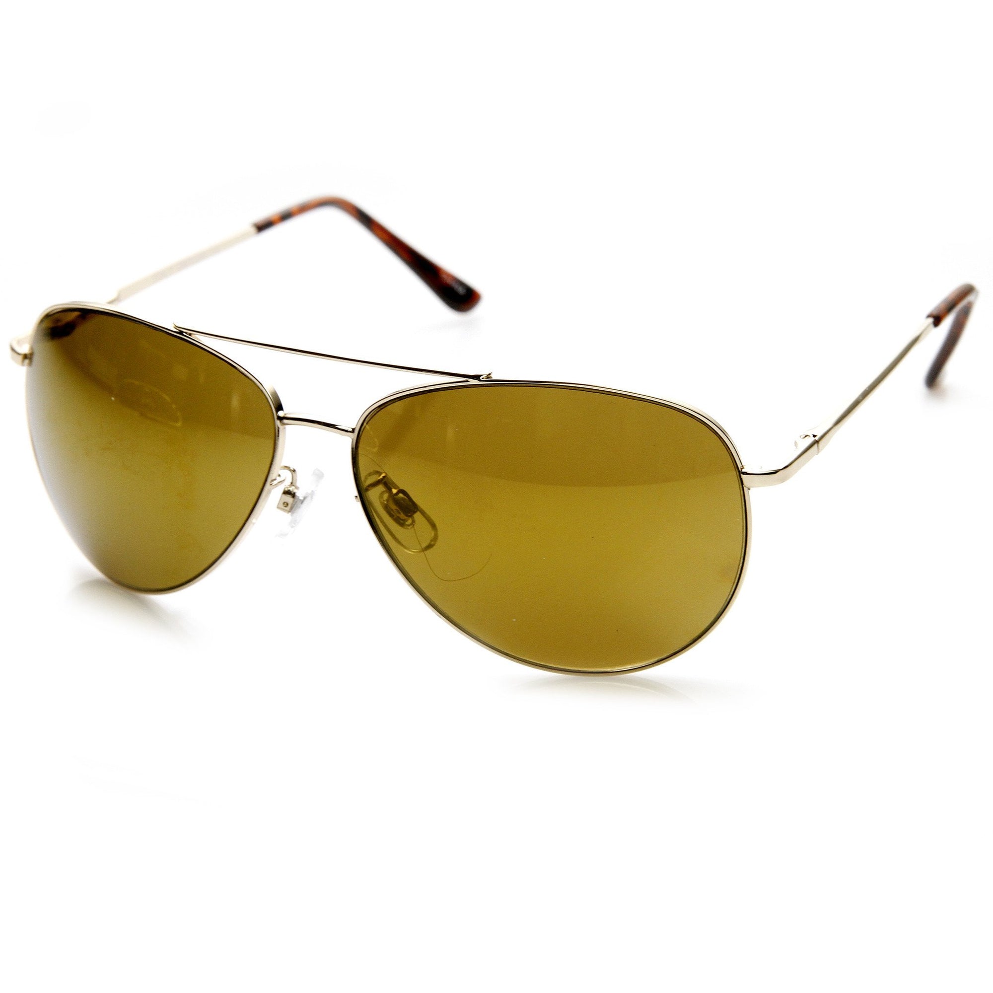 Premium Full Metal Flash Mirror Lens Aviator Sunglasses 1492 Zerouv 