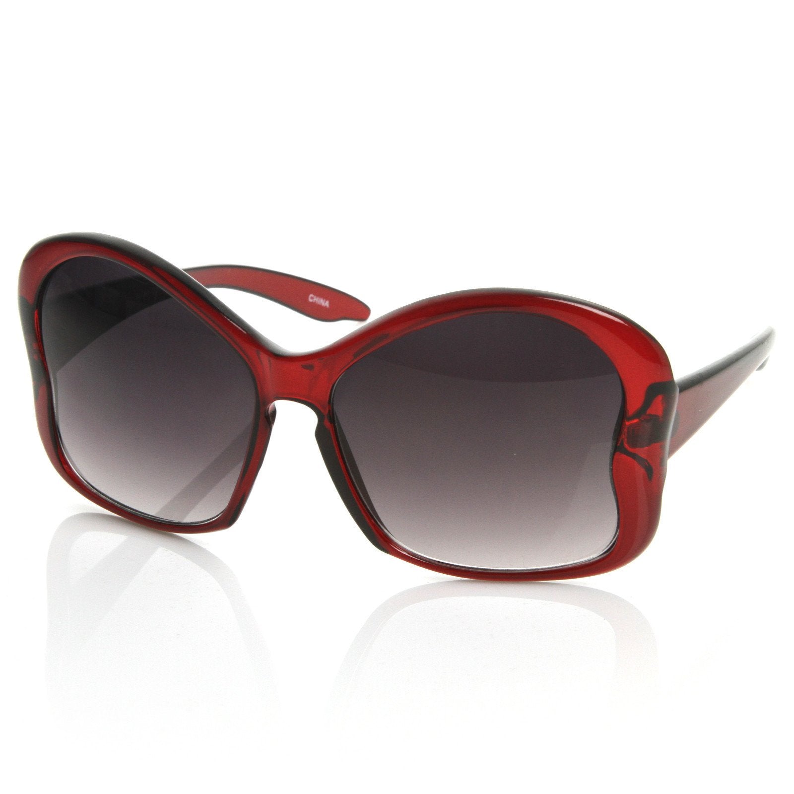 Womens Fashion Designer Oversize Butterfly Sunglasses - zeroUV