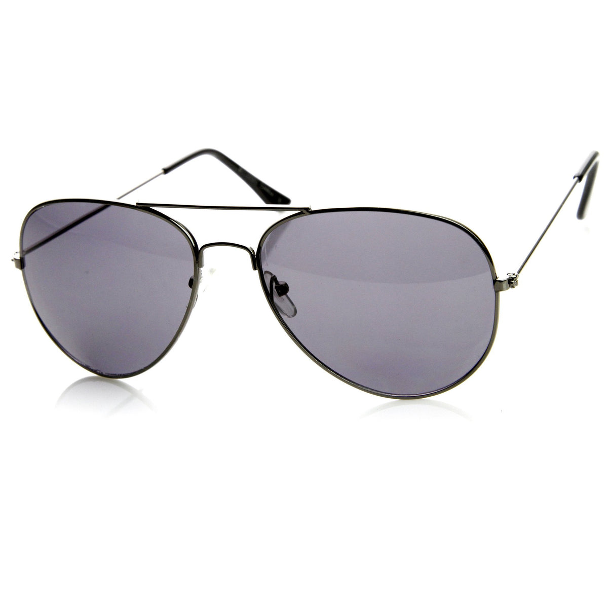 Standard Classic Military Metal Aviator Sunglasses Zerouv