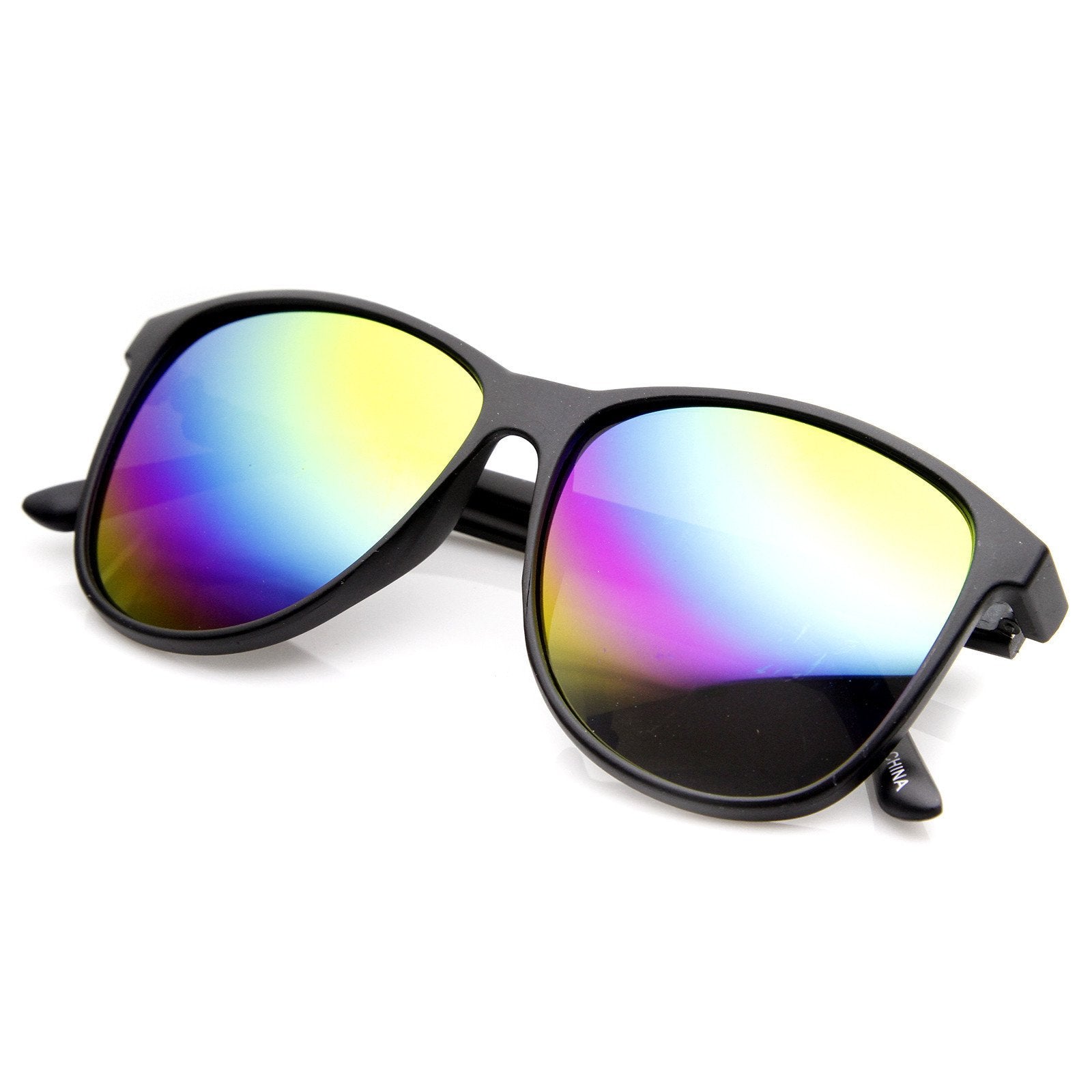 Retro Fashion Revo Color Mirrored Lens Large Sunglasses Zerouv 