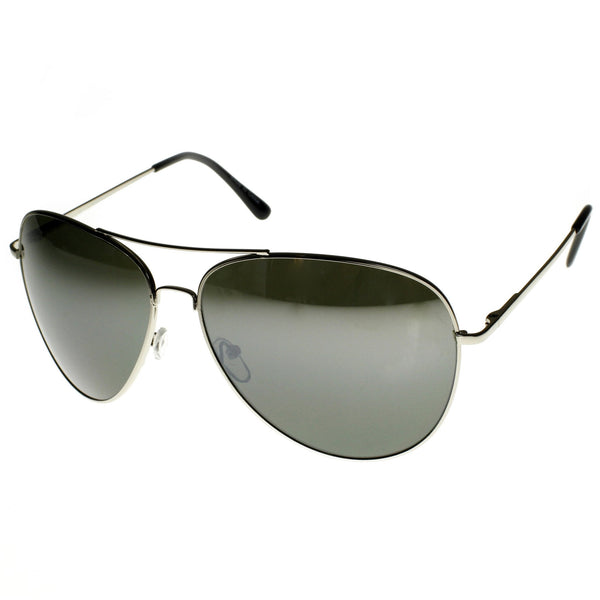 Super Oversize Tear Drop Metal Aviator Sunglasses 65mm 8732 - zeroUV