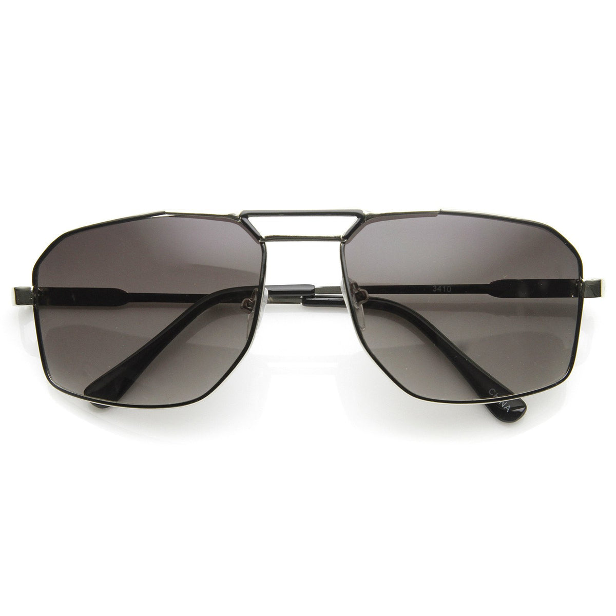 Modern Mens Fashion Gq Square Metal Aviator Sunglasses 8989 Zerouv 