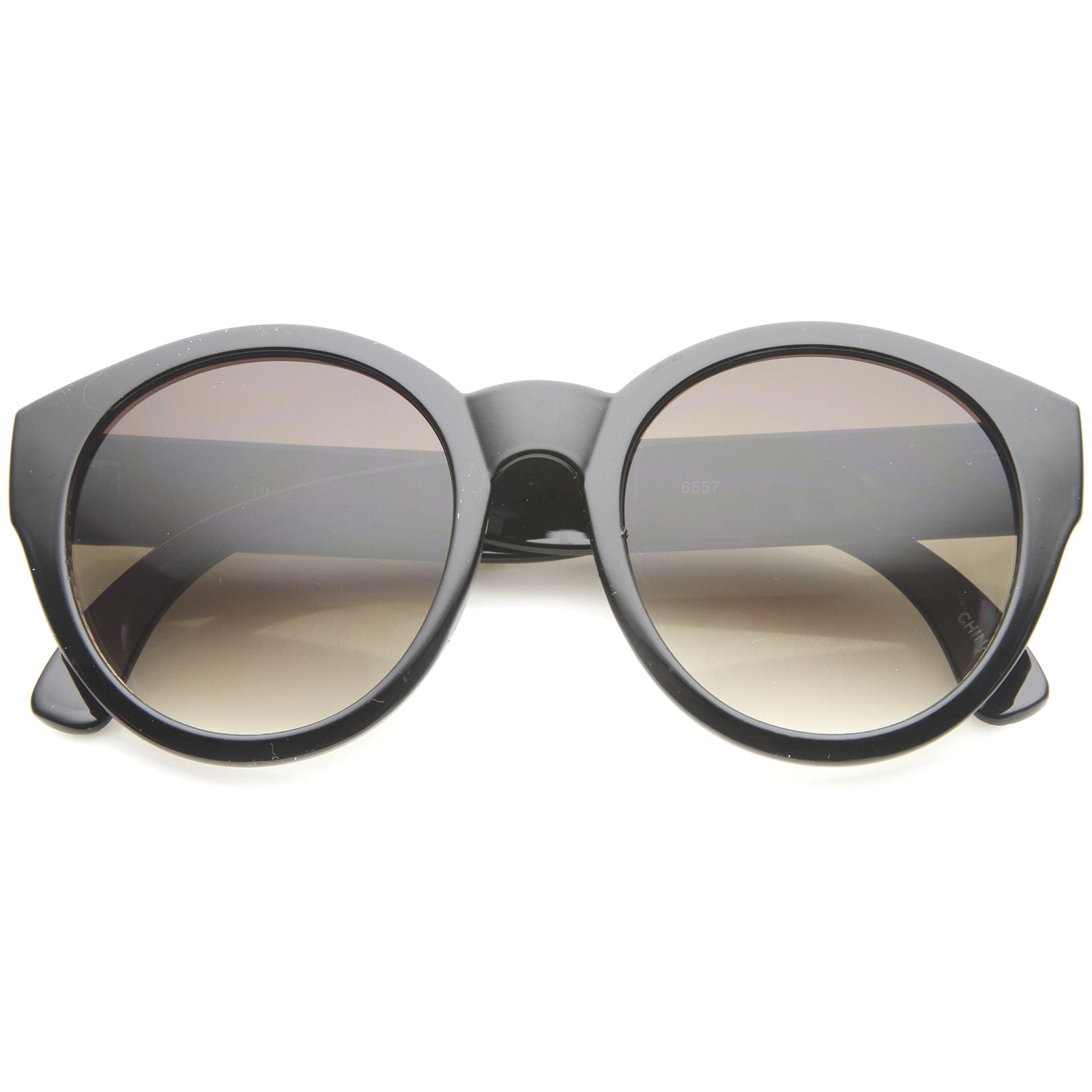 Glamorous Designer-Inspired Argyle Embossed Arms Oversized Square Sunglasses  - zeroUV