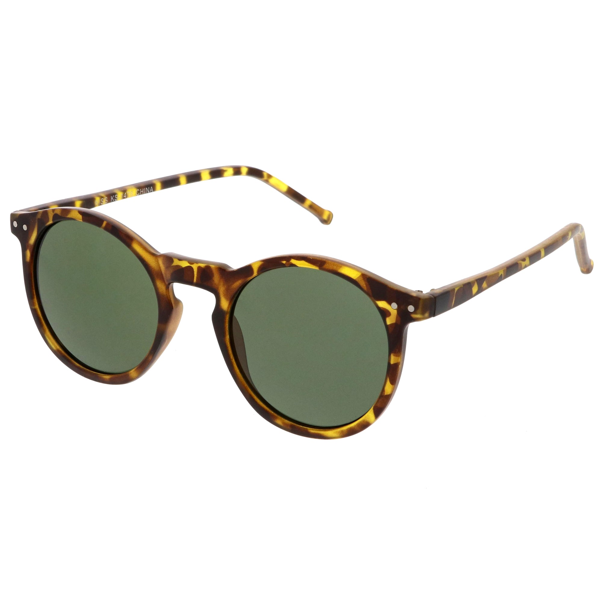 1920s P3 Dapper Vintage Inspired Round Sunglasses Zerouv