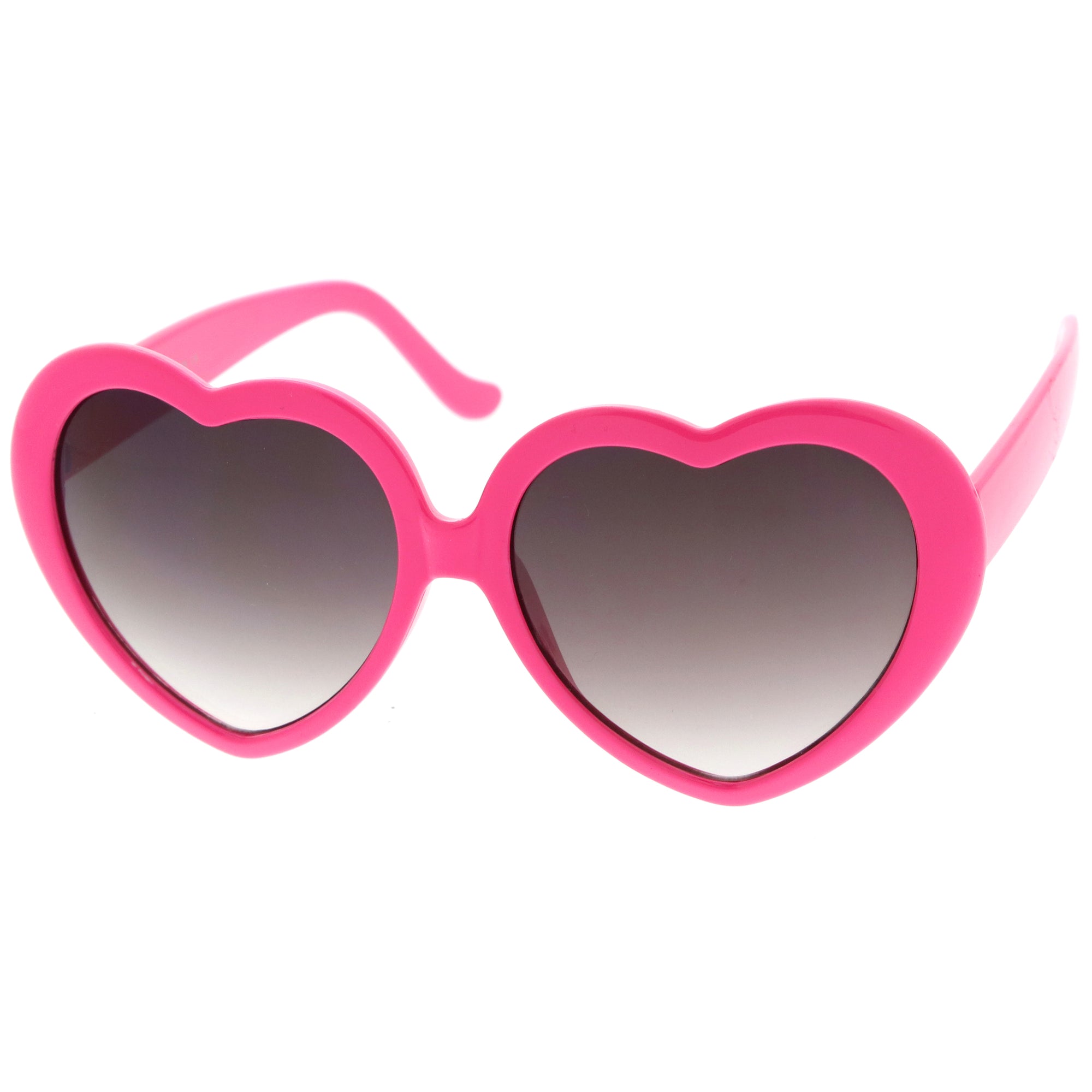 Cute Women's Lolita Sweet Heart Shape Sunglasses - zeroUV